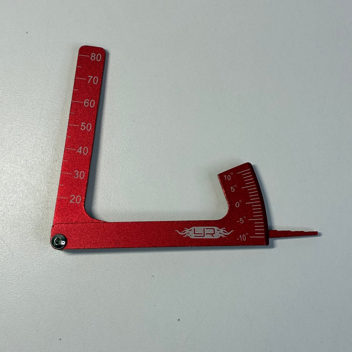 Yeah Racing Red Alloy Camber Gauge