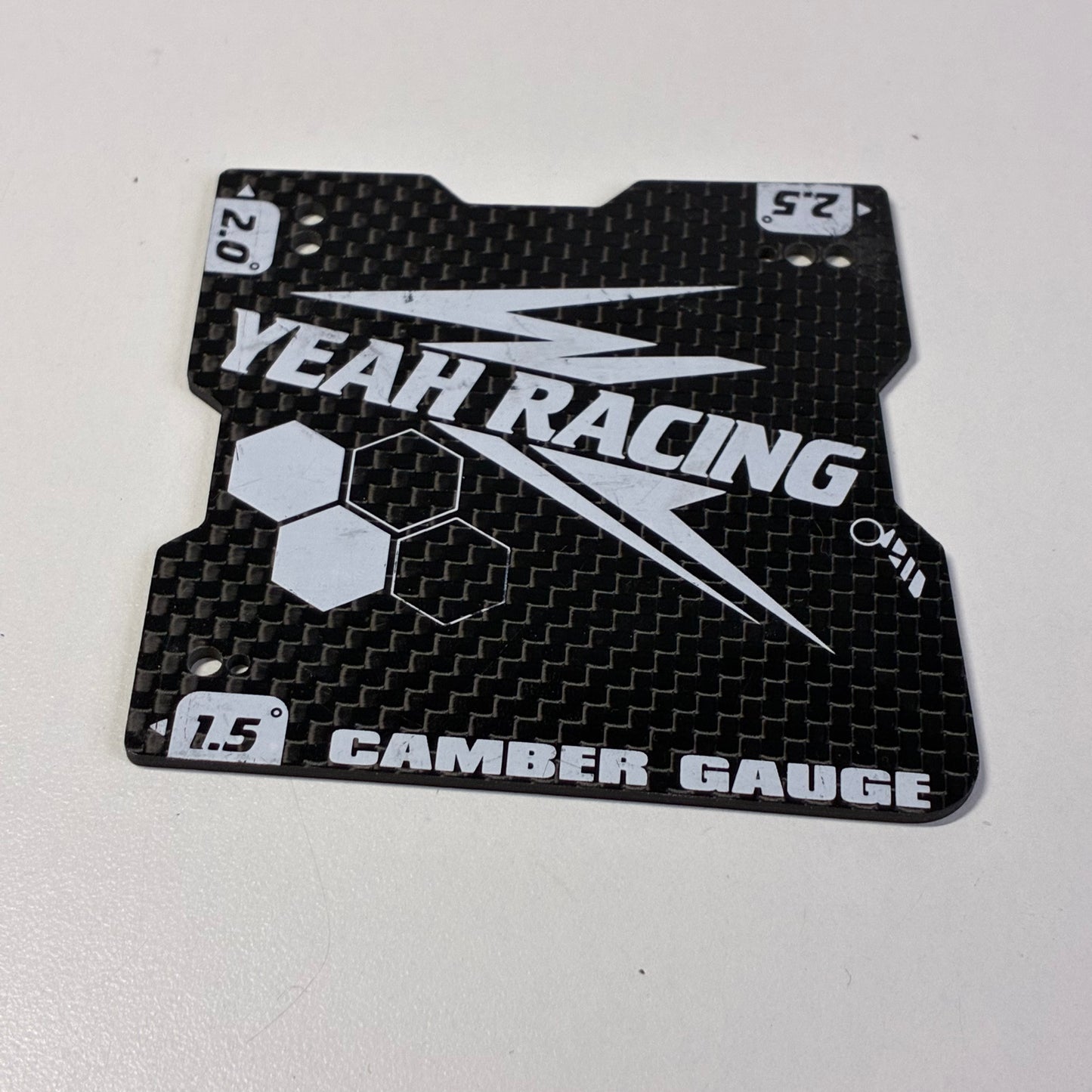 Yeah Racing Camber Gauge Carbon