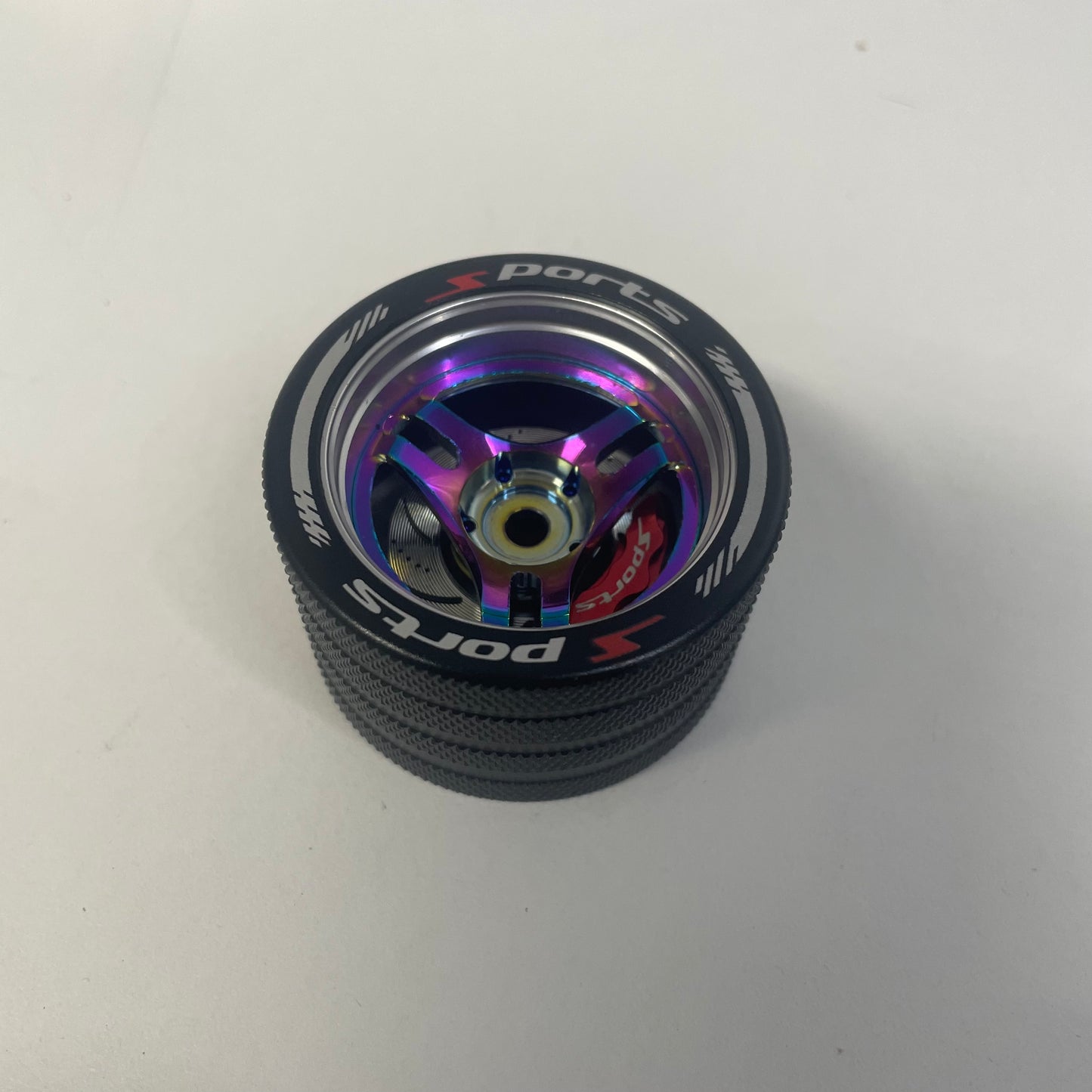 Sanwa MT4 MT4S MTS M17 MT5 Controller Alloy Wheel Oil Slick 3 Spoke Advan