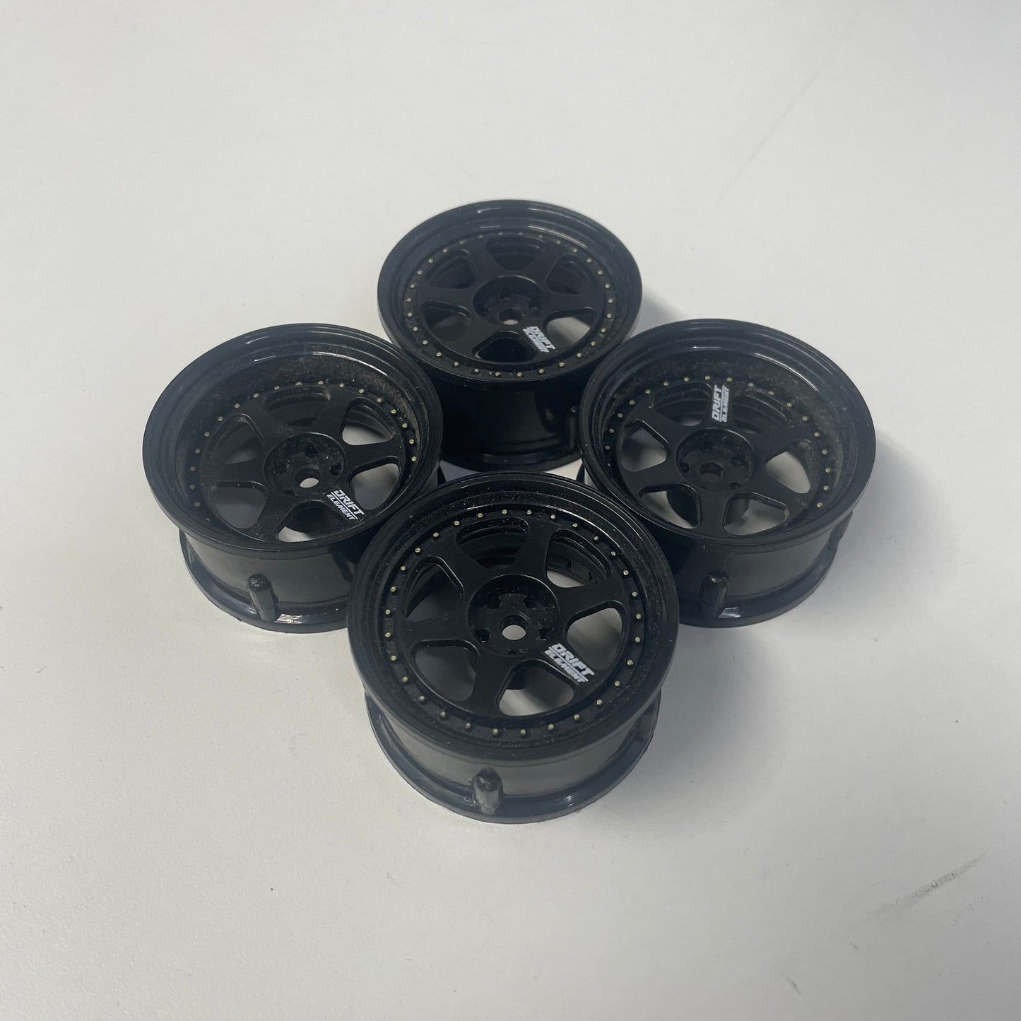 DS Racing Drift Element Wheels Black Adjustable Offset