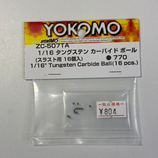 Yokomo 1/16" Tungsten Carbide Ball(16 pcs.) ZC-507TA Ball Diff Spares