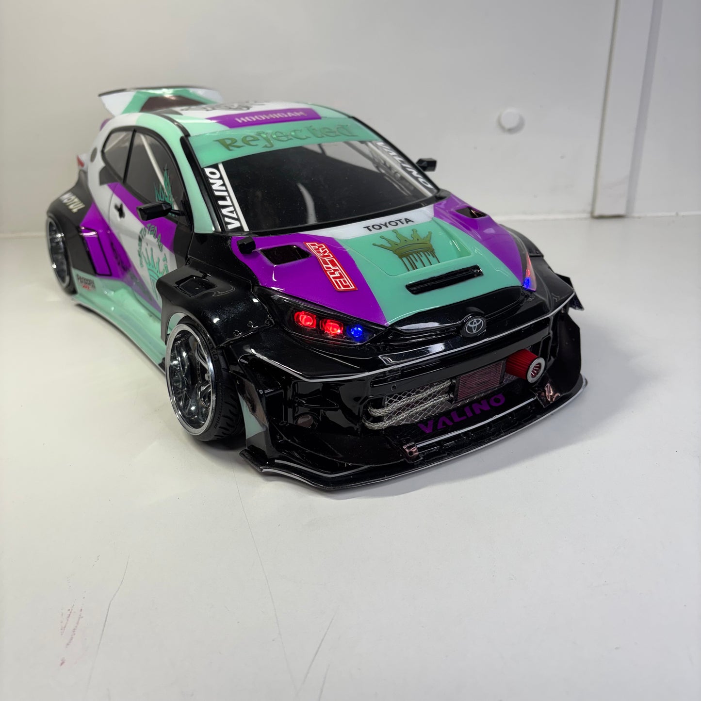 Toyota Yaris GR Bodyshell With LED's 200mm+