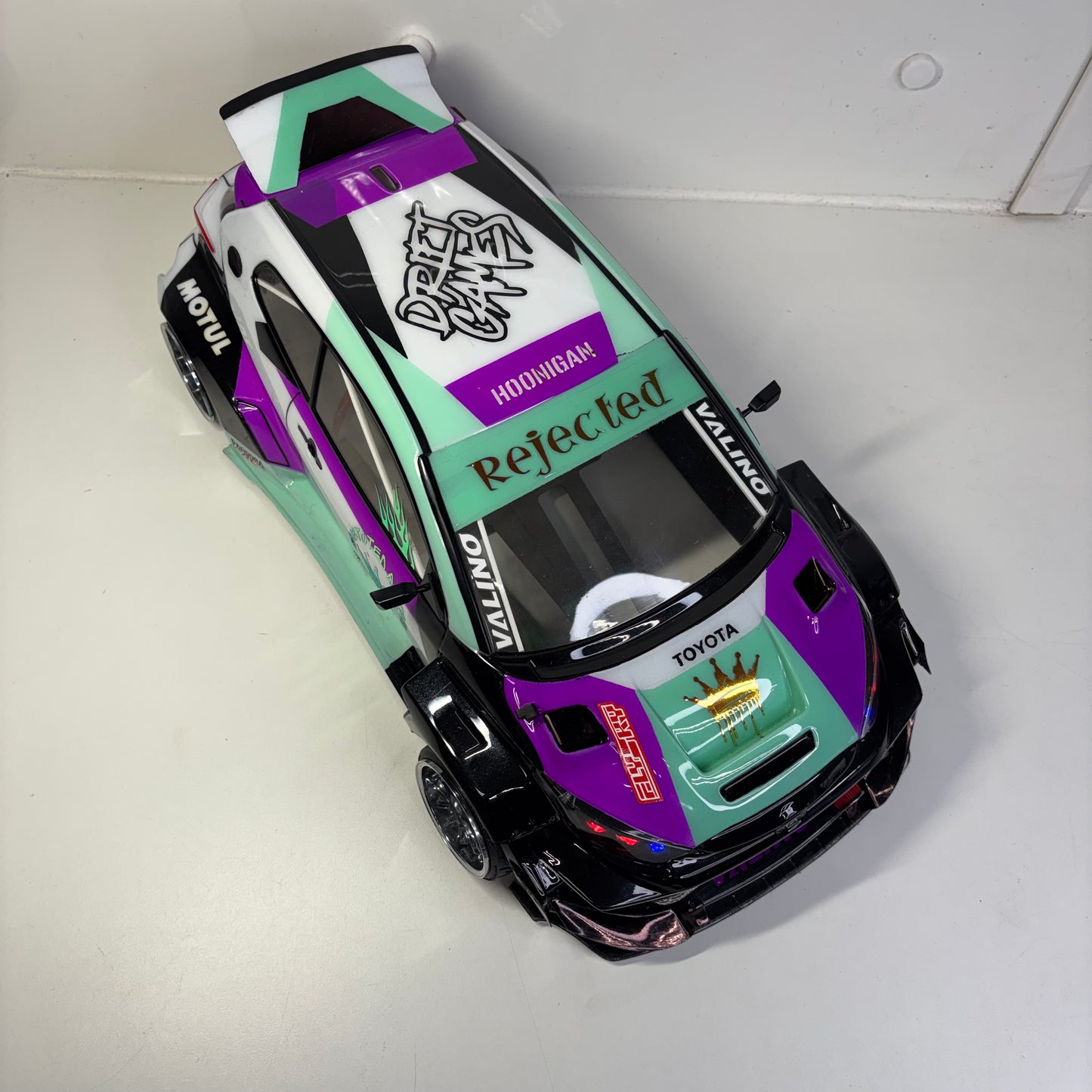 Toyota Yaris GR Bodyshell With LED's 200mm+