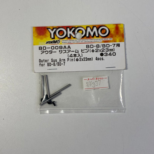 Yokomo Outer Suspension Arm pin for BD-8/BD-7 Pin ( 2x23mm) 4pcs.