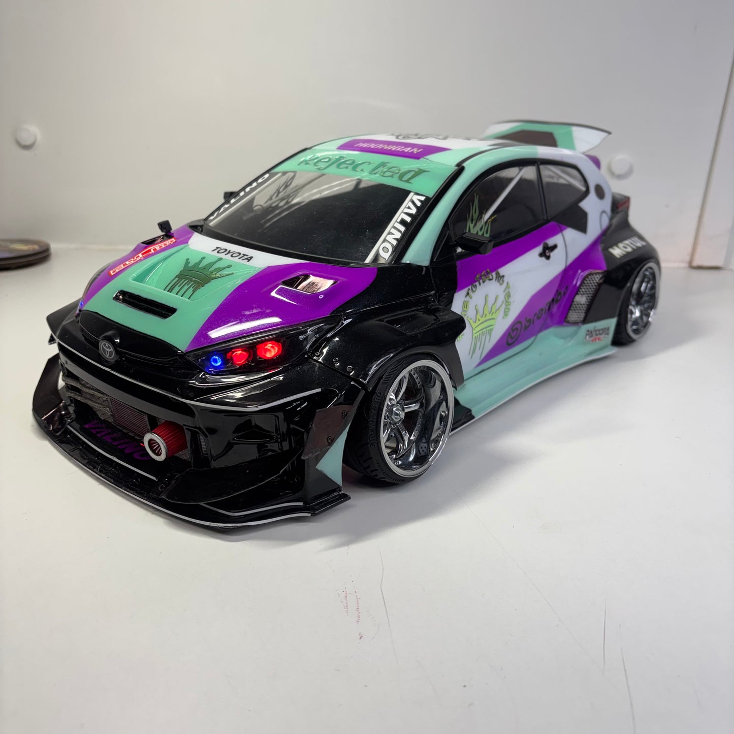 Toyota Yaris GR Bodyshell With LED's 200mm+