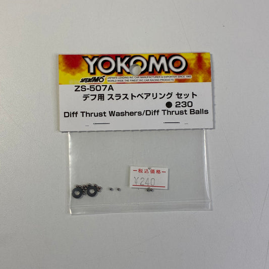 Yokomo Diff Thrust Washers/Diff Thrust Balls ZS-507A Ball Diff Spares
