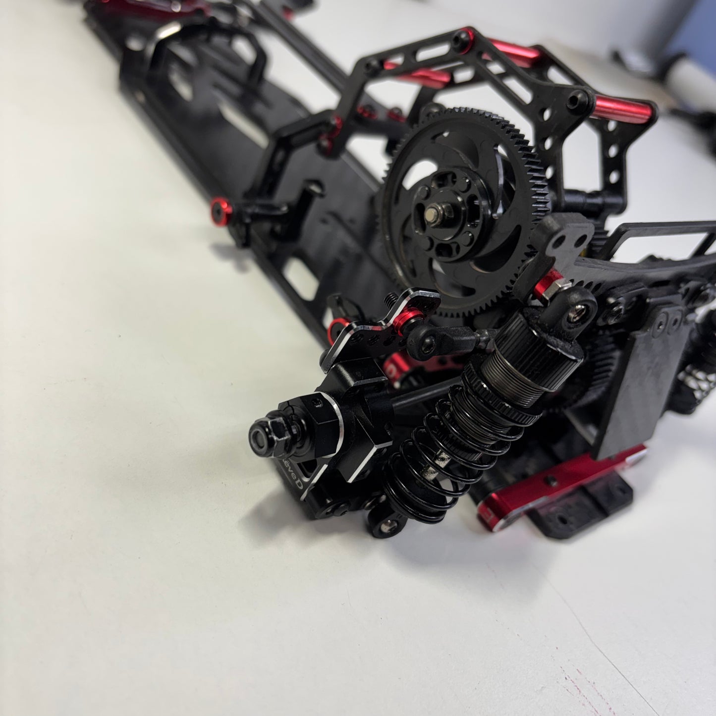 Reve D MC1 RWD Drift Chassis Upgraded Carbon/Alloy Red