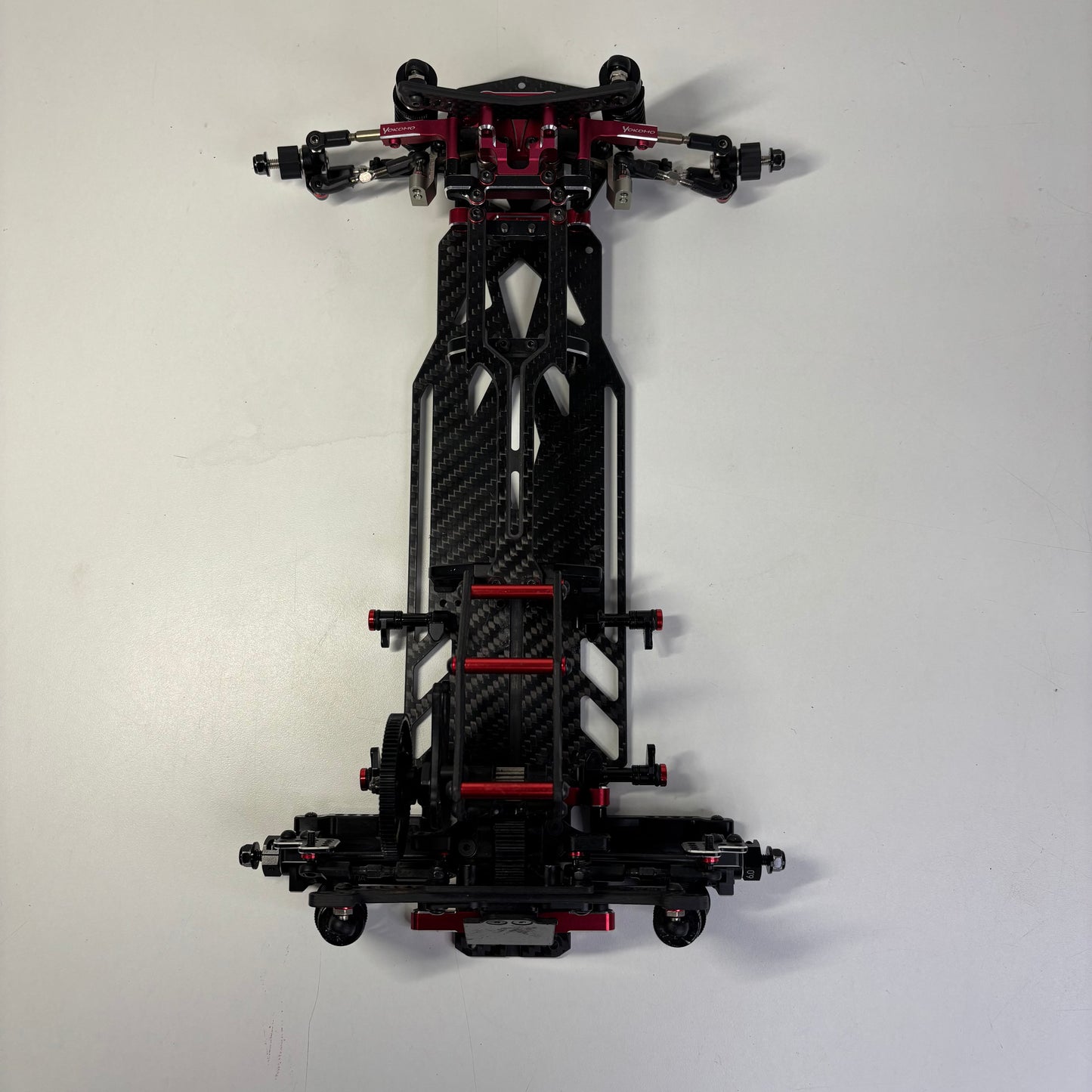 Reve D MC1 RWD Drift Chassis Upgraded Carbon/Alloy Red