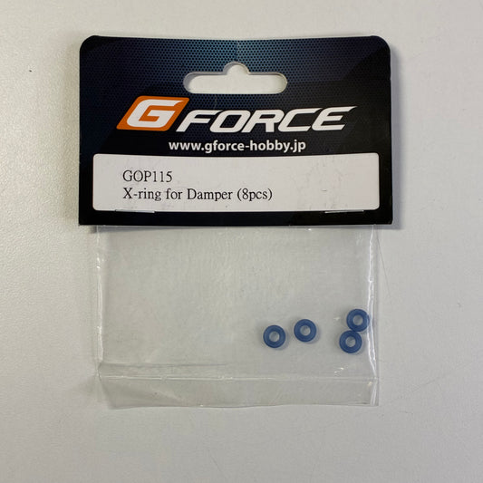 G Force GOP115 X-ring for Damper (4) Blue