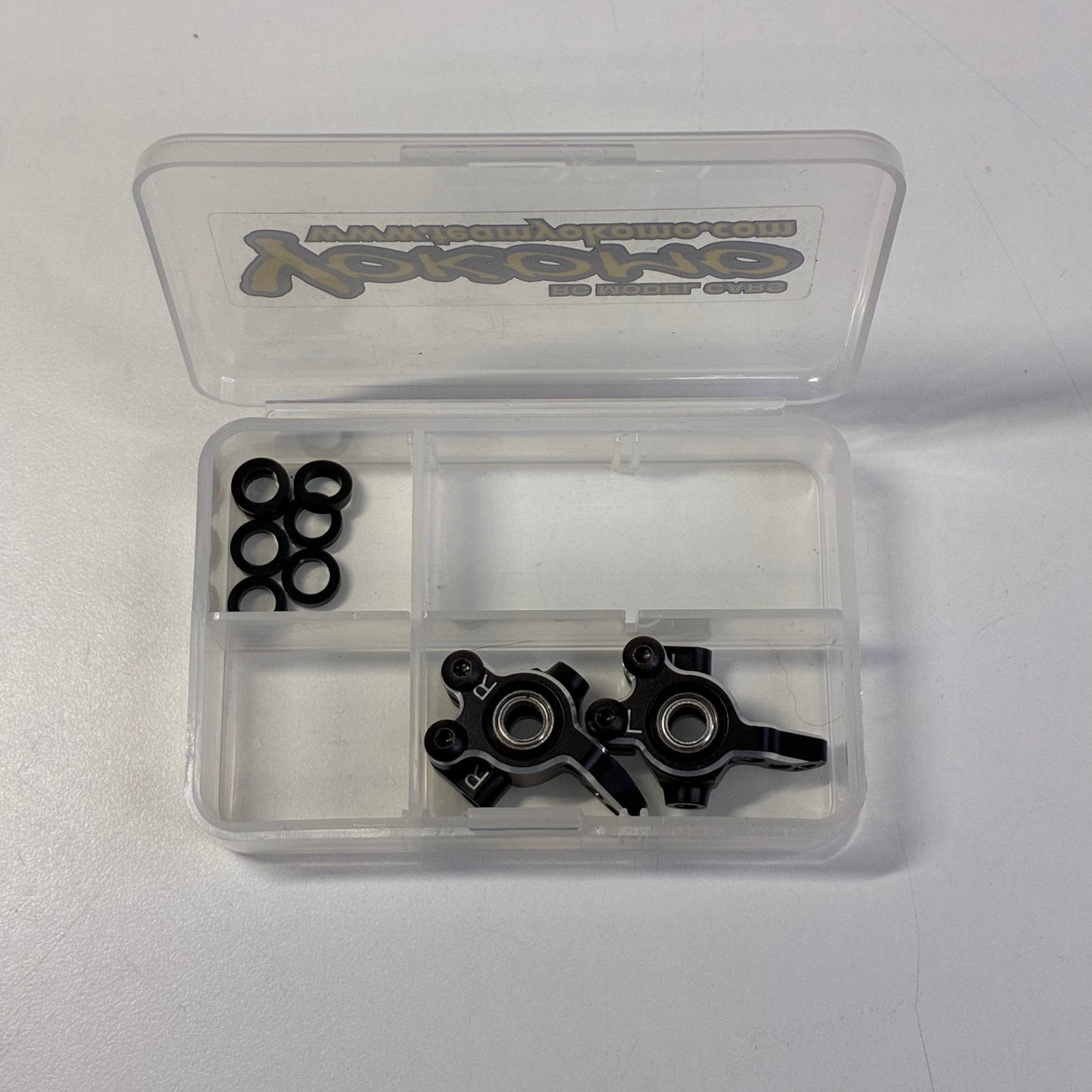 Yokomo Team Front Black Alloy Knuckles MD1 MD2 etc