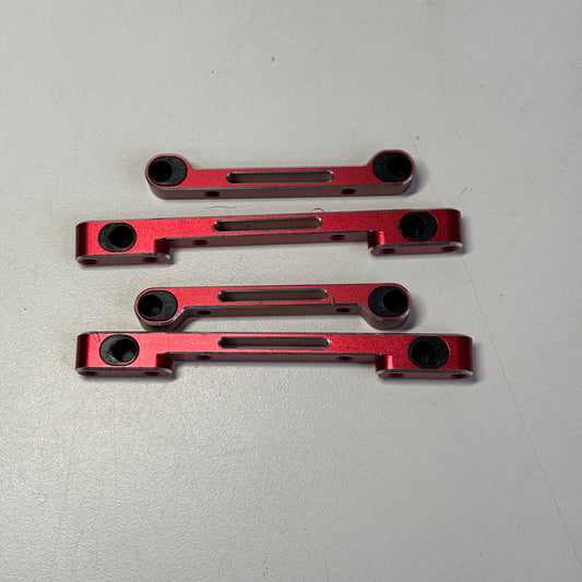 Rhino Racing Shark Suspension Mounts Red Alloy x4