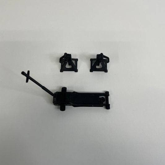 Scale Garage Accessories Trolley Jack and Axle Stands