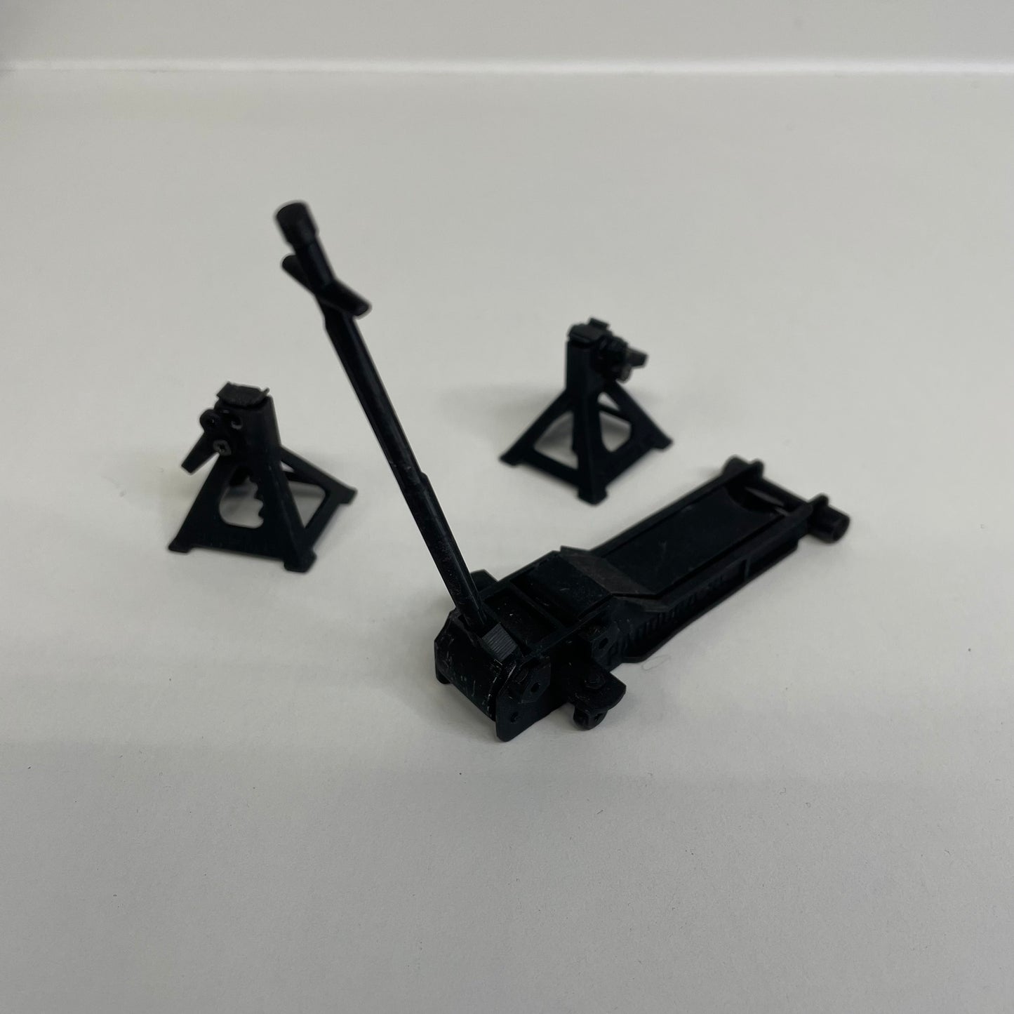 Scale Garage Accessories Trolley Jack and Axle Stands