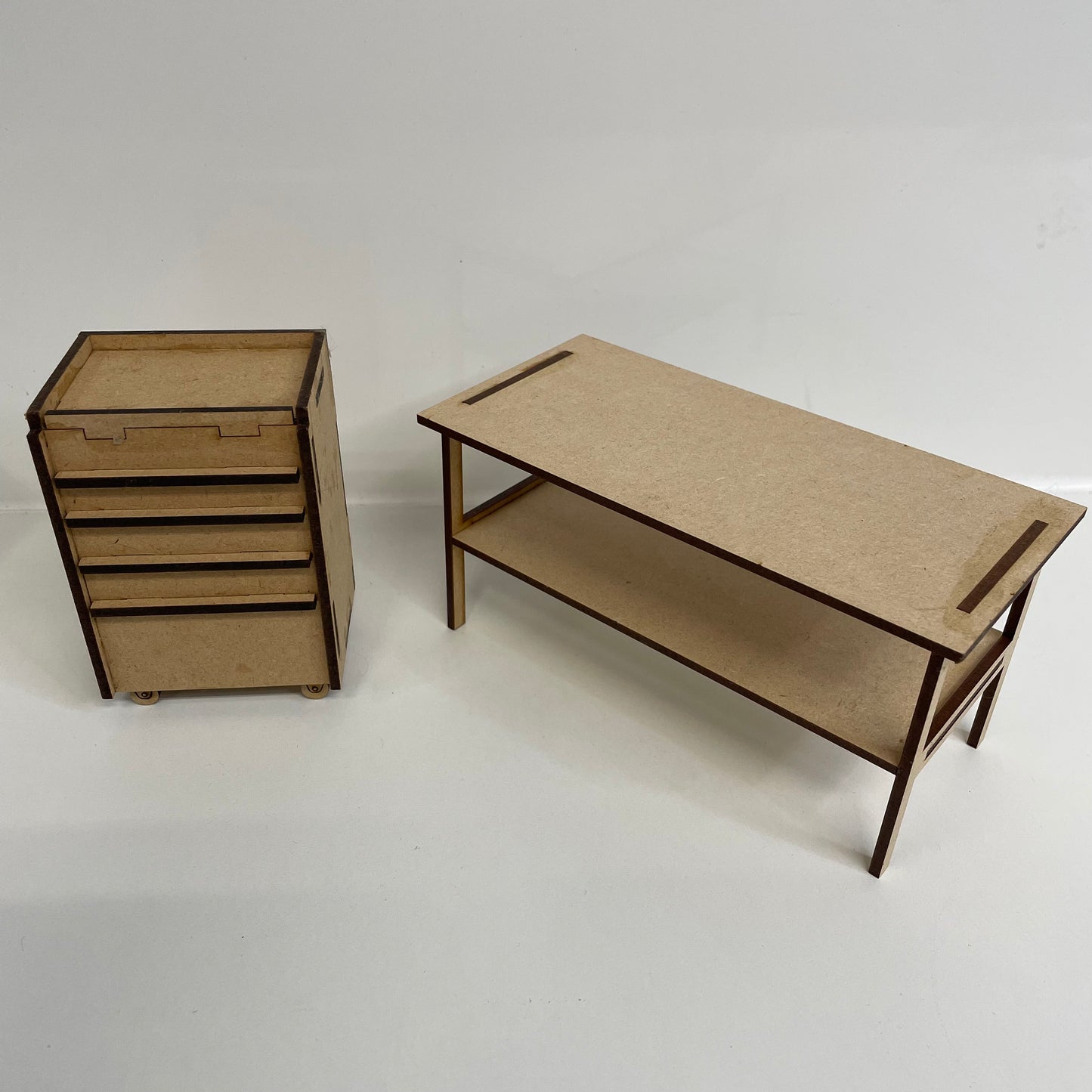 Scale Accessories Wooden Tool Box Workbench