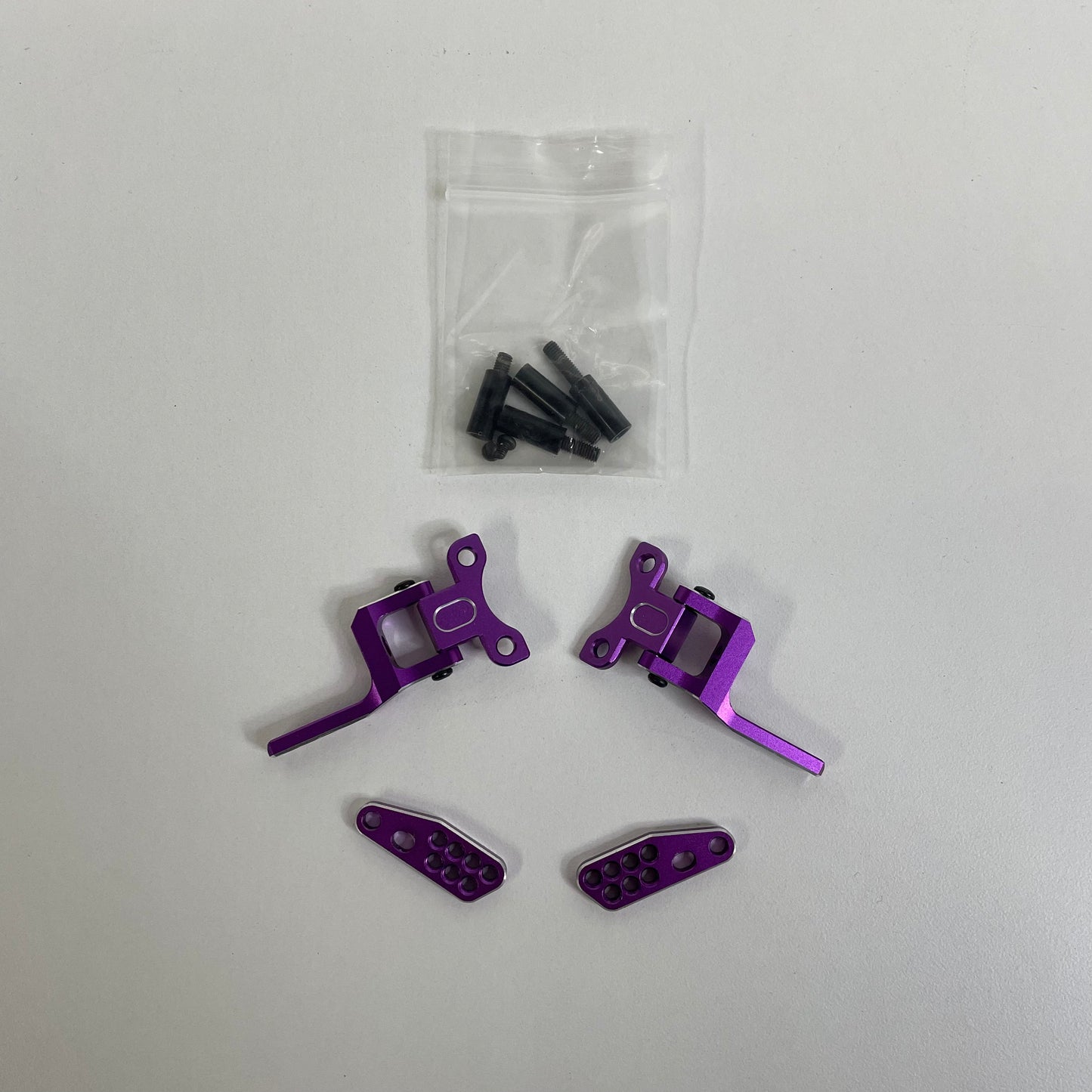 Rhino Racing Shark Purple Alloy Rear H-Arm Adapter Set RR-1600