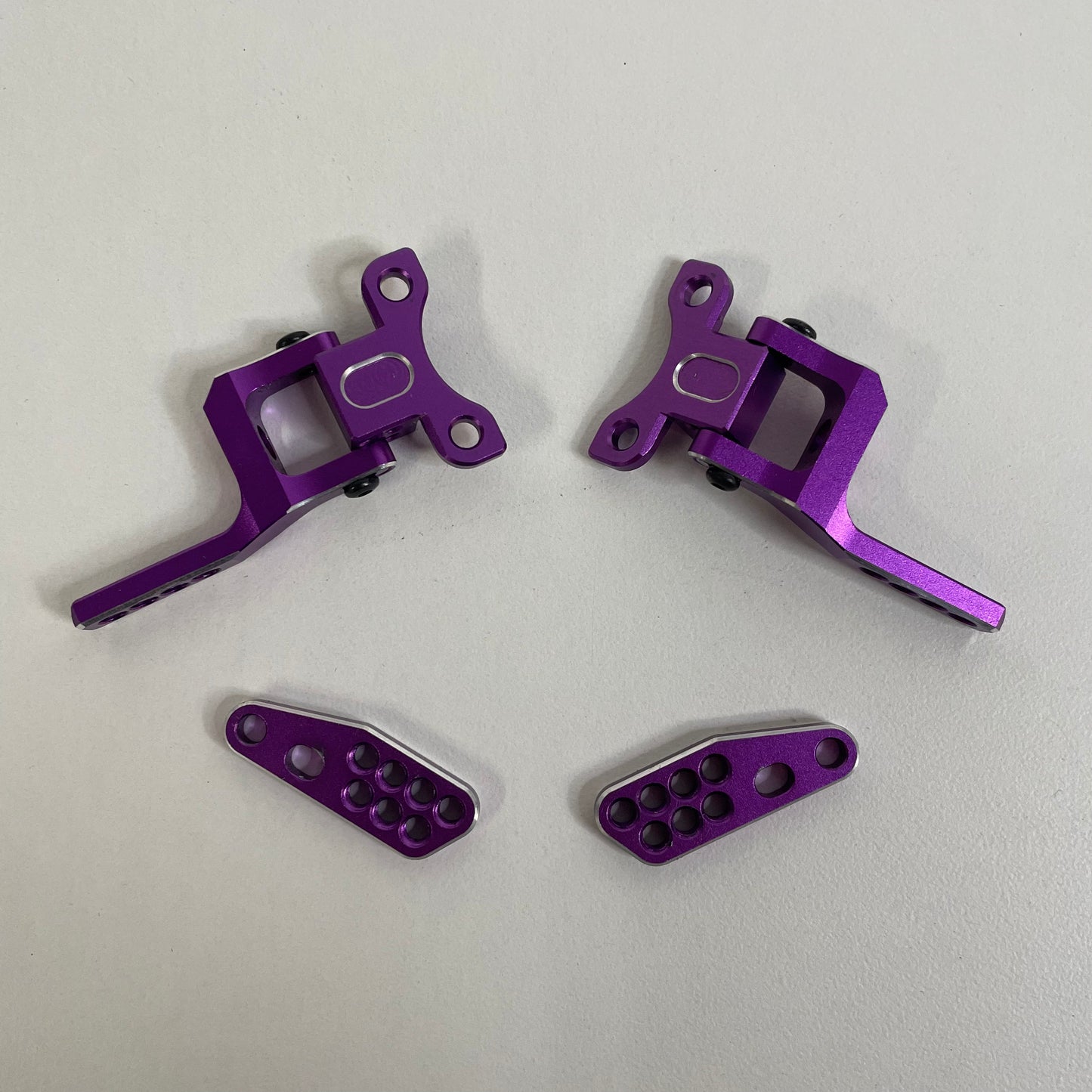Rhino Racing Shark Purple Alloy Rear H-Arm Adapter Set RR-1600