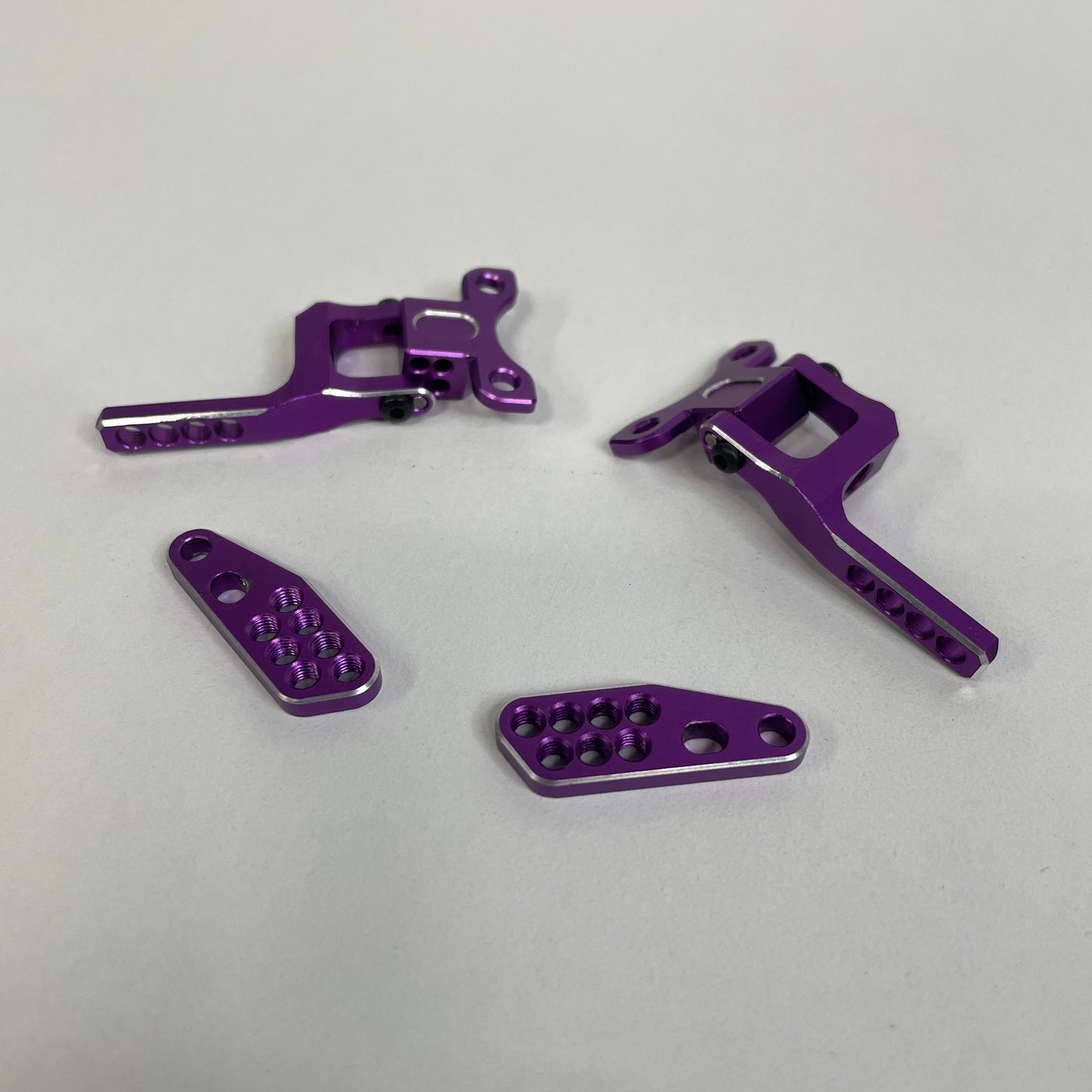 Rhino Racing Shark Purple Alloy Rear H-Arm Adapter Set RR-1600