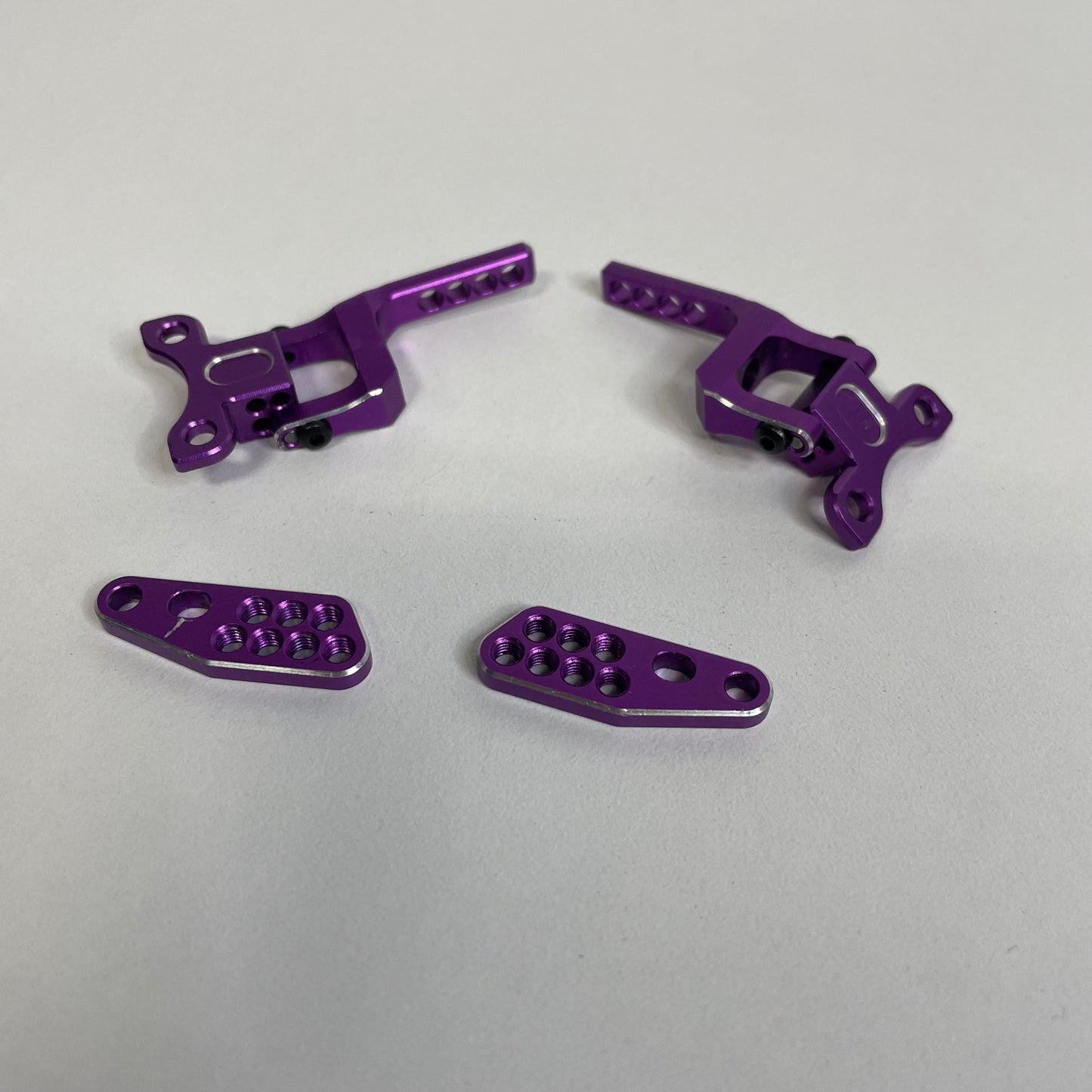 Rhino Racing Shark Purple Alloy Rear H-Arm Adapter Set RR-1600