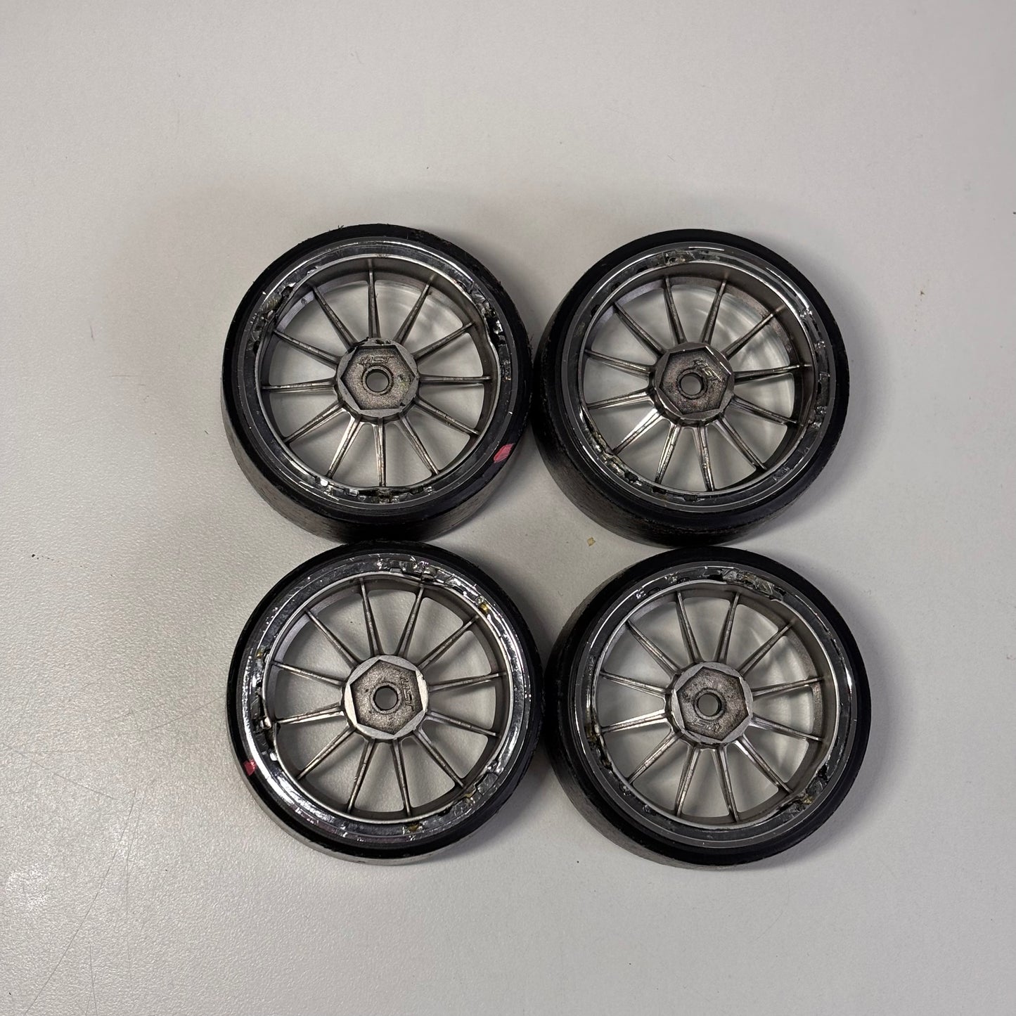 MST Adjustable Offset Silver Wheels And Tyres