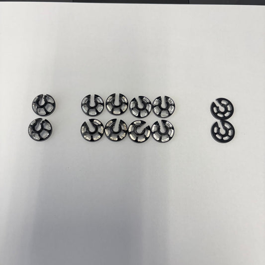 Reve D Spring Retainers +6 +4 0 Black Alloy