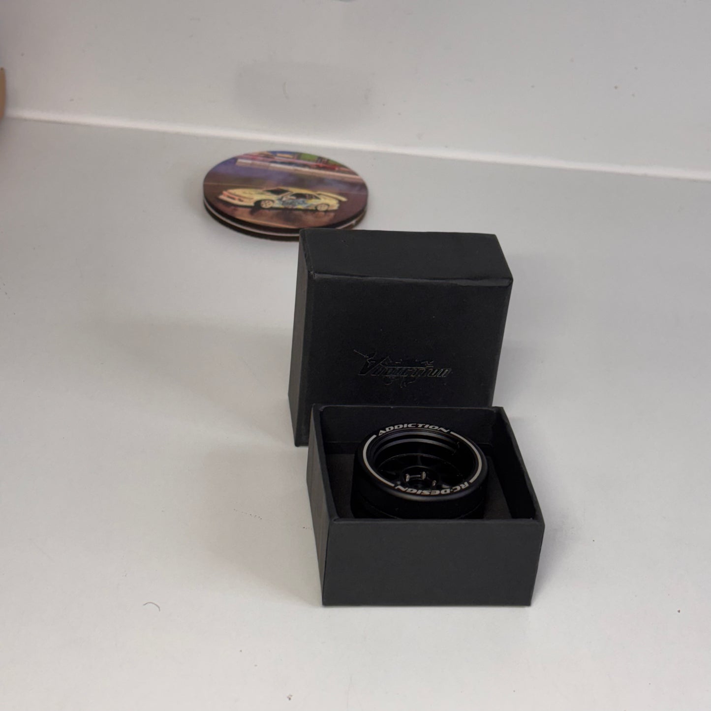 Azada x Addiction AD6117-BK-RD Steering Wheel For Samwa