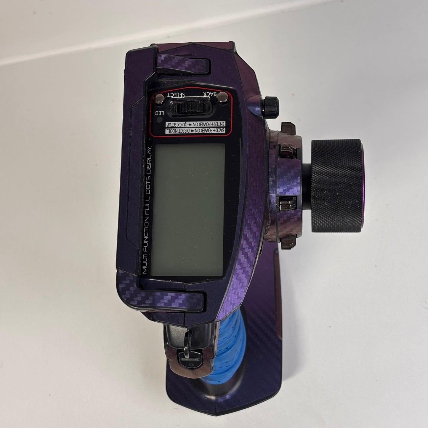 Santa MT44 Purple Wrap Controller Alloy Wheel Grip & RX-482