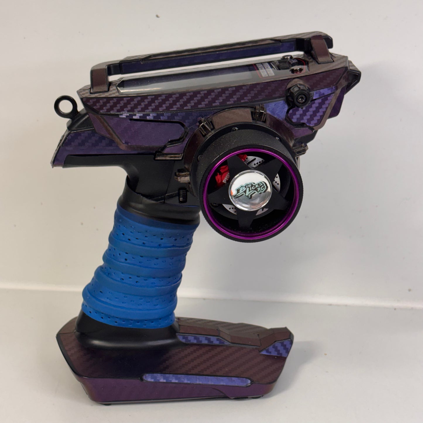 Santa MT44 Purple Wrap Controller Alloy Wheel Grip & RX-482