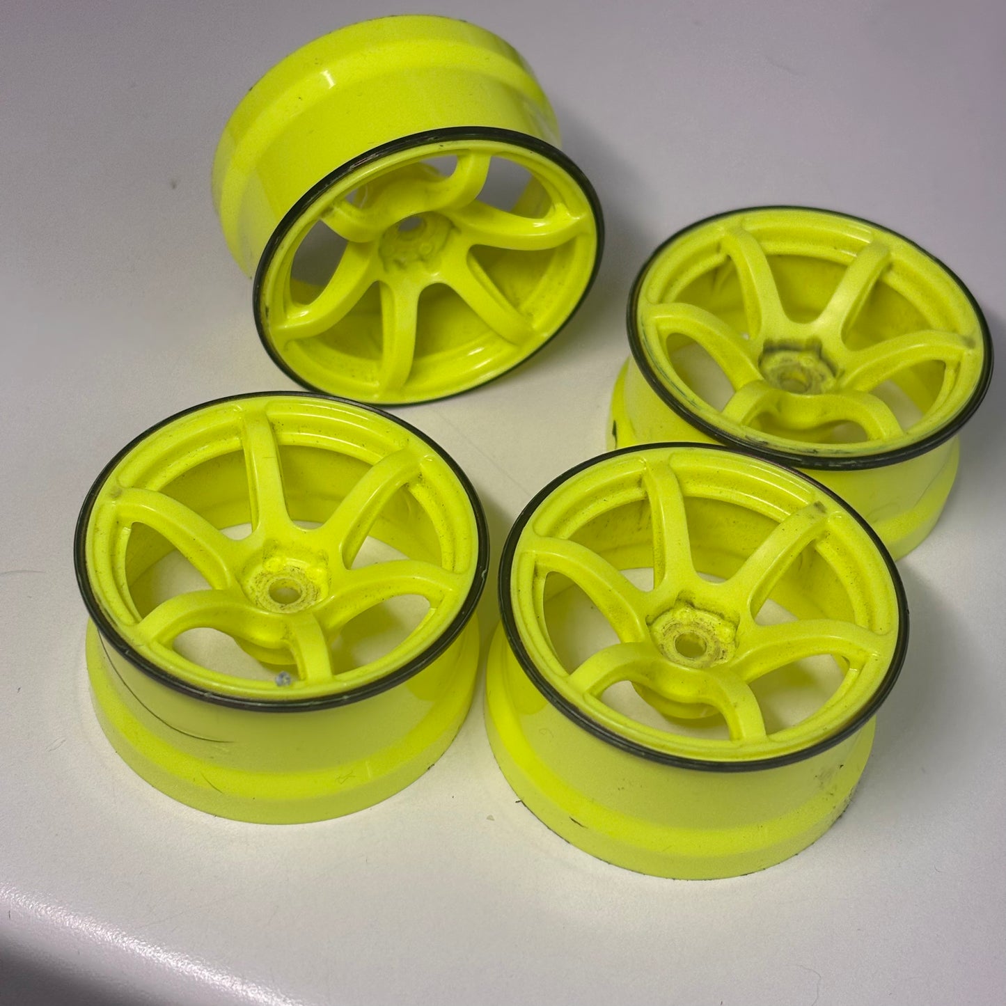 Yokomo Yellow Wheels Offset 6