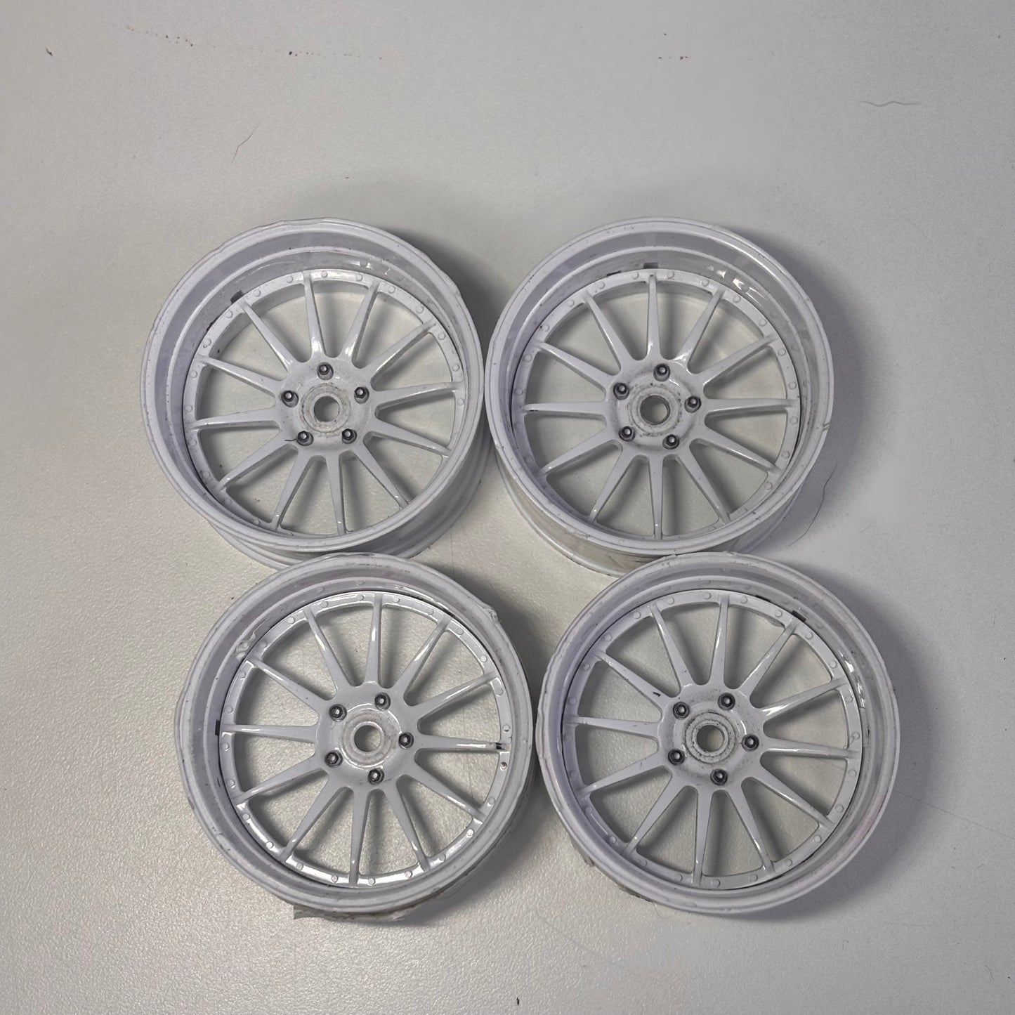 MST Adjustable Offset White Wheels