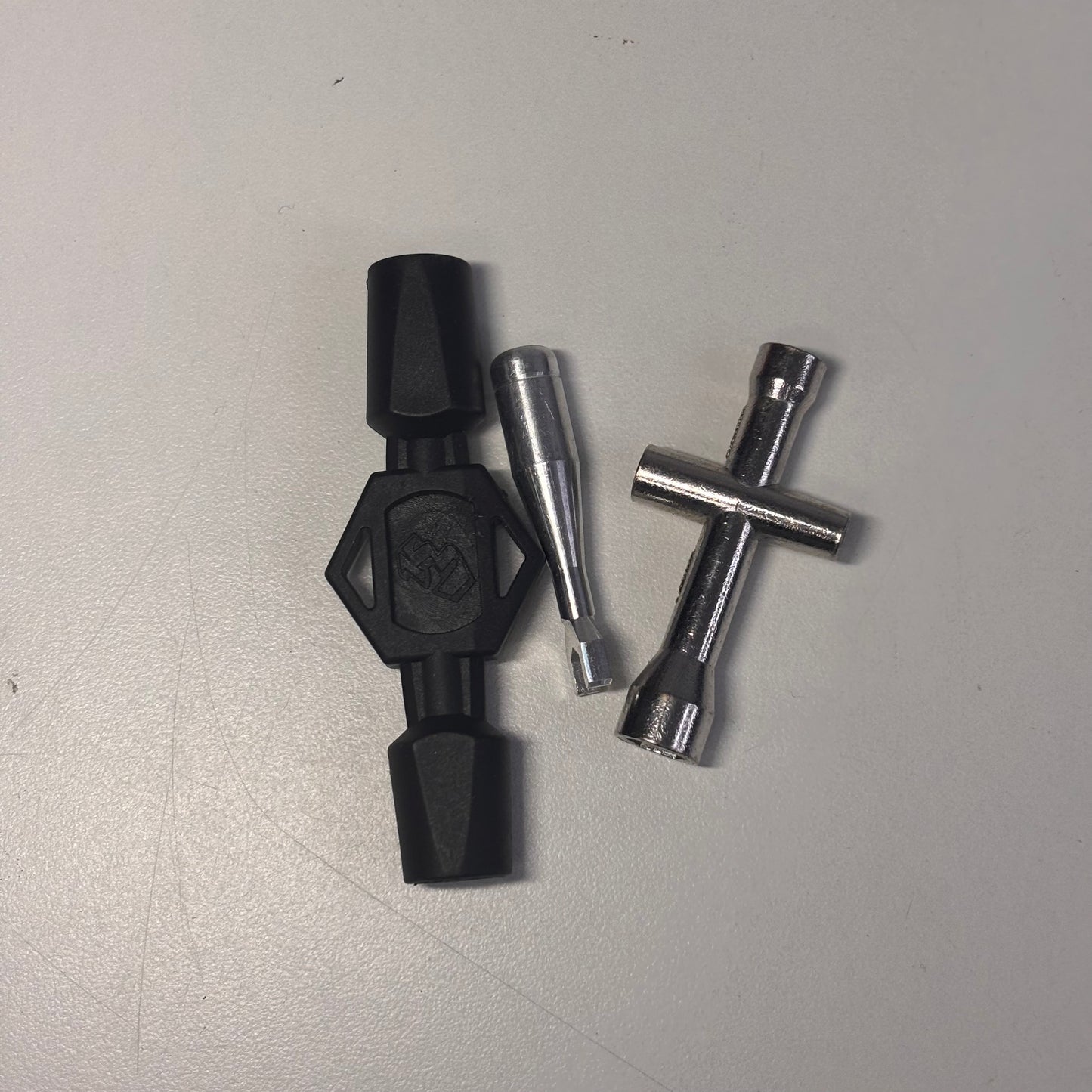 Black Tool 3 Pcs Wheel Hex & Turnbuckle Spanner