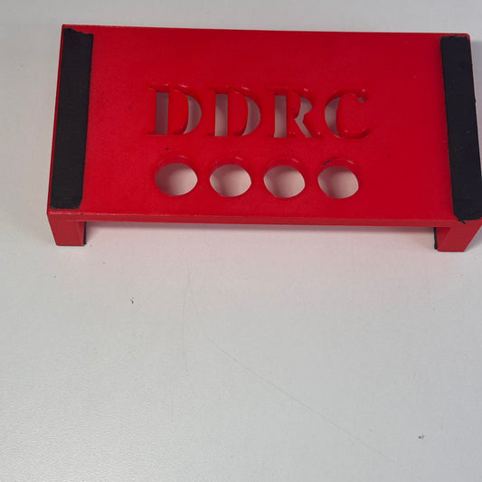 DDRC Red 3D Printed Red Chassis Shock Stand