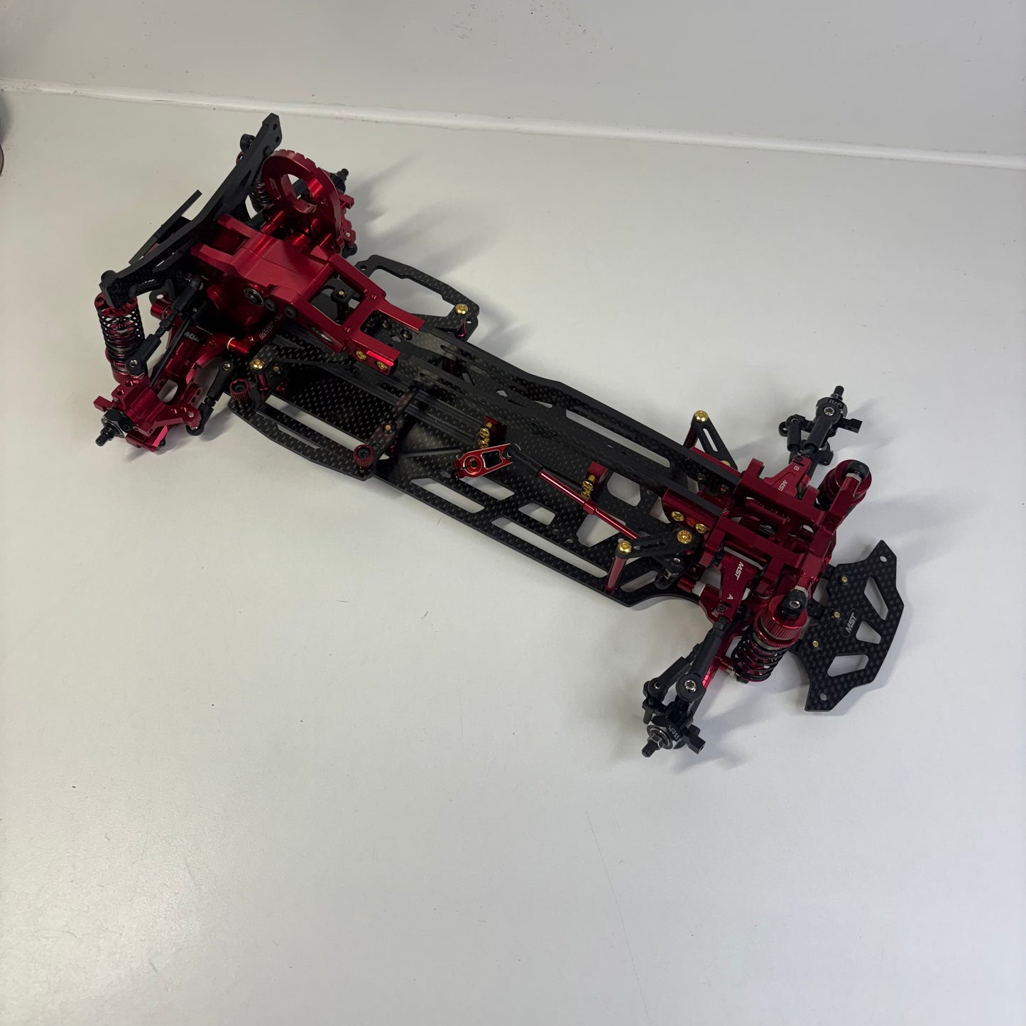 MST RMX 2.5 Full Option RWD Red Alloy & Carbon RWD Drift Chassis