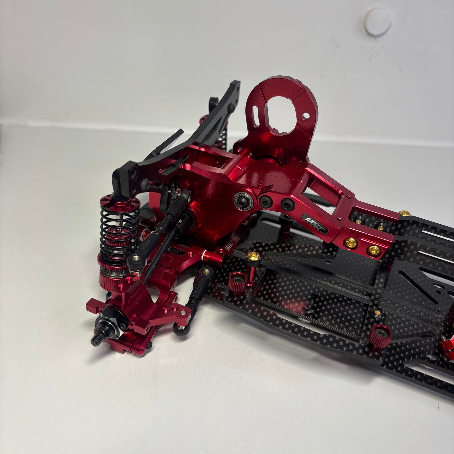 MST RMX 2.5 Full Option RWD Red Alloy & Carbon RWD Drift Chassis
