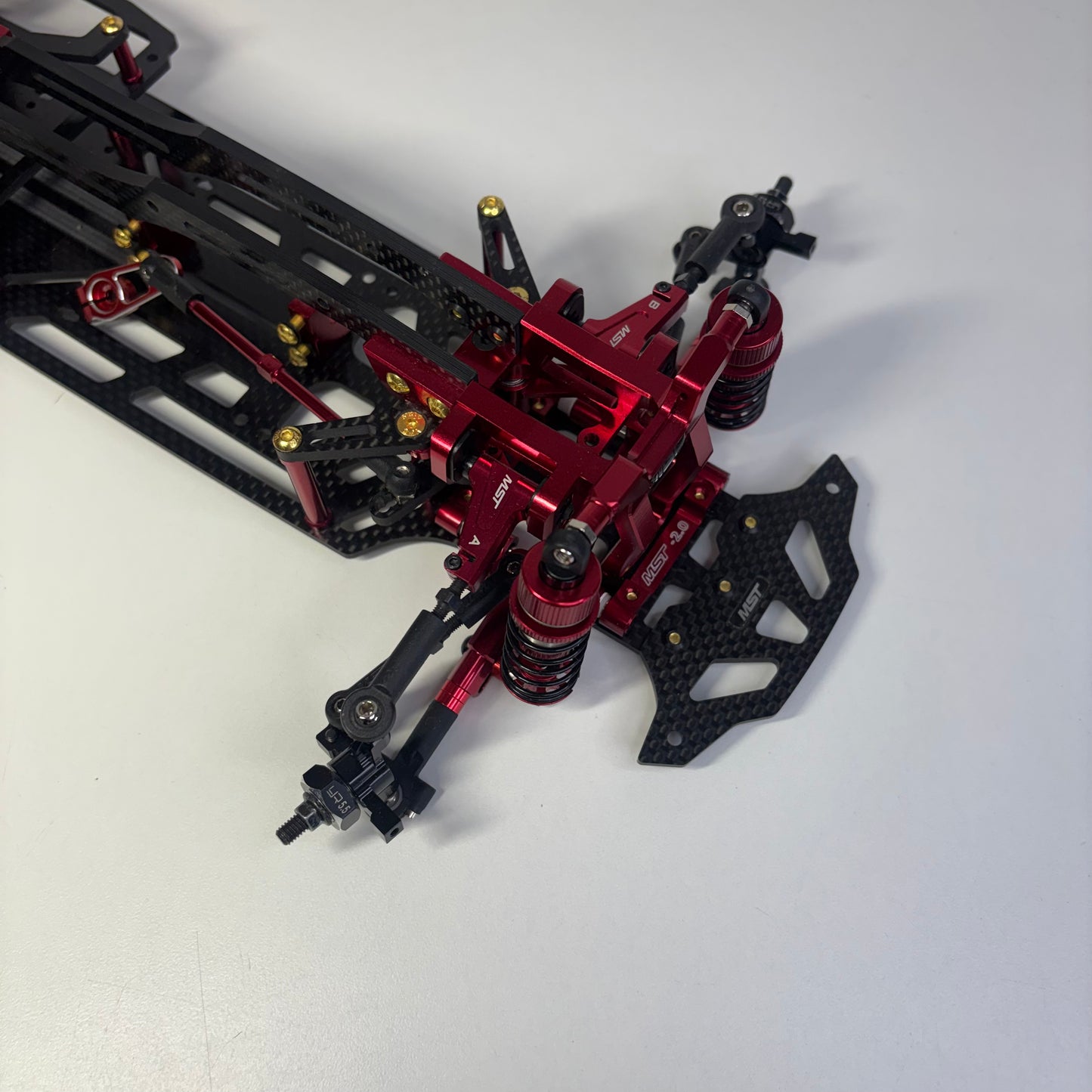 MST RMX 2.5 Full Option RWD Red Alloy & Carbon RWD Drift Chassis