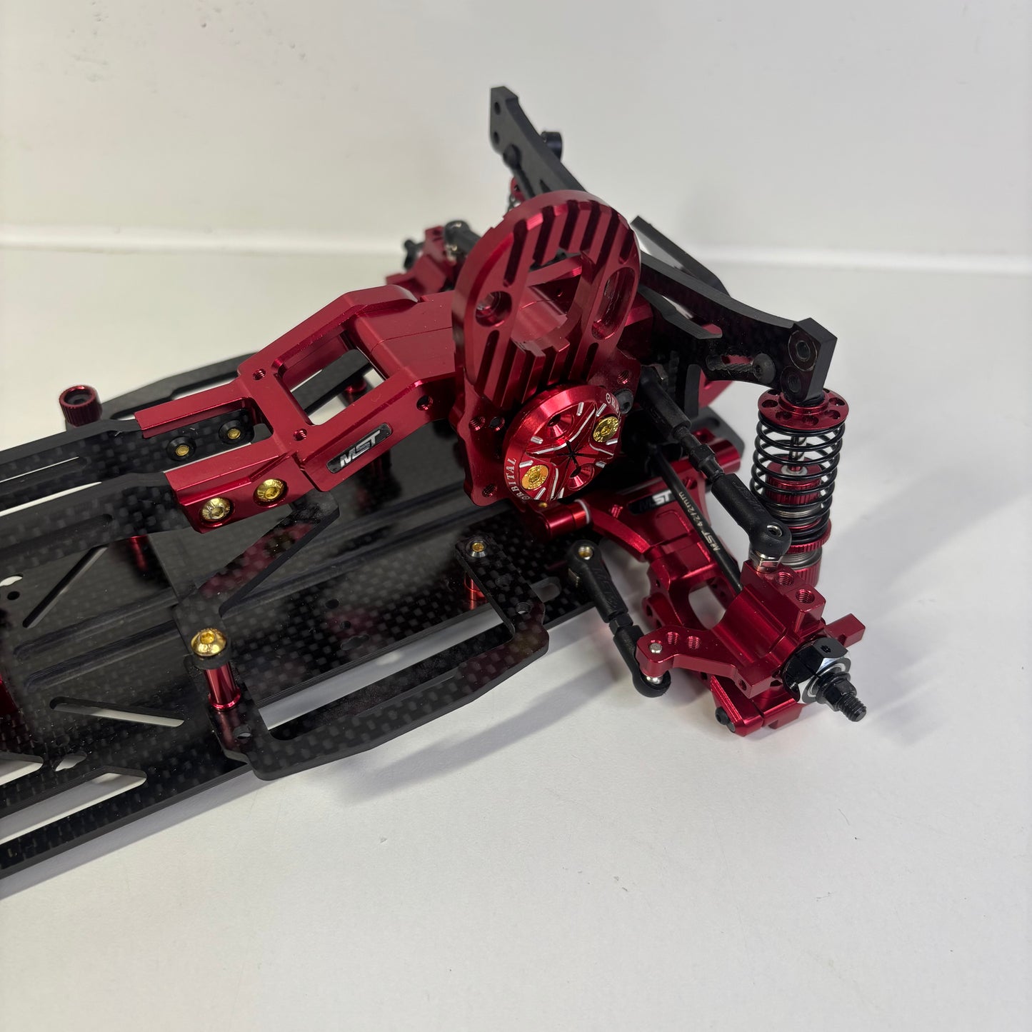 MST RMX 2.5 Full Option RWD Red Alloy & Carbon RWD Drift Chassis