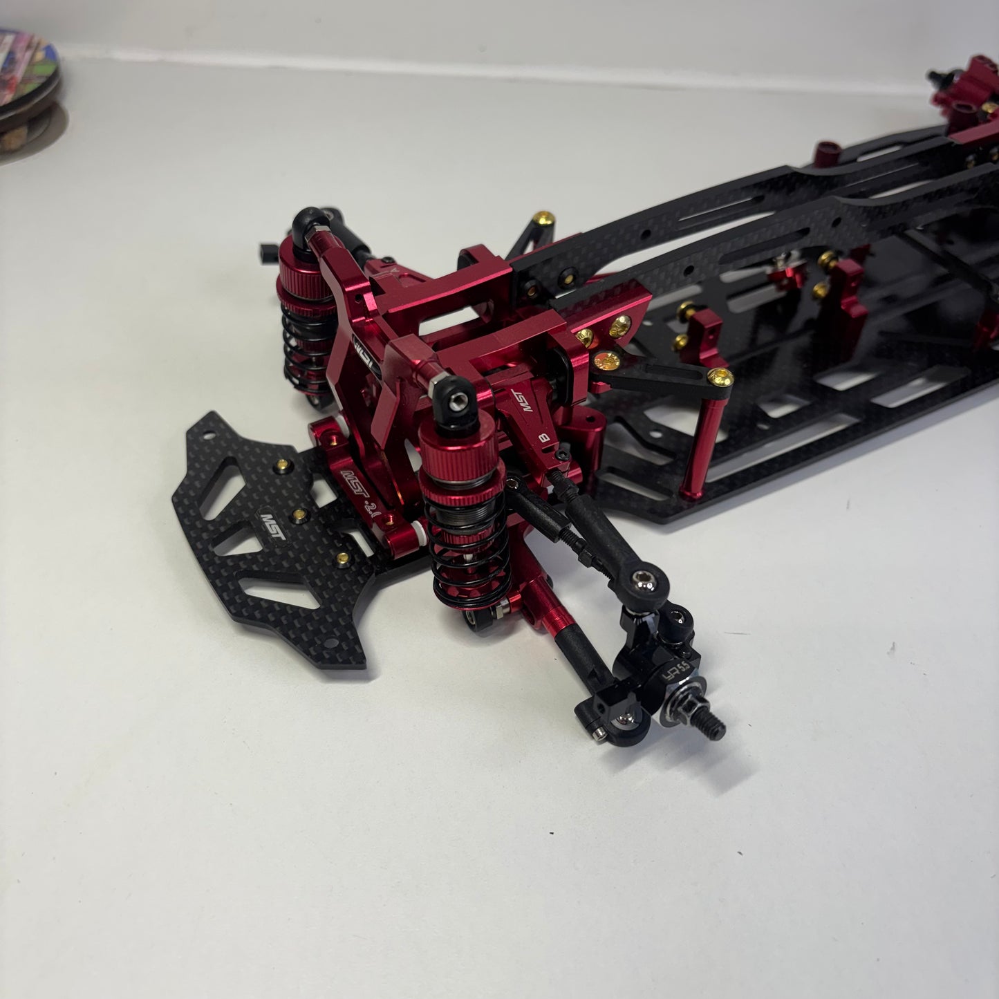 MST RMX 2.5 Full Option RWD Red Alloy & Carbon RWD Drift Chassis