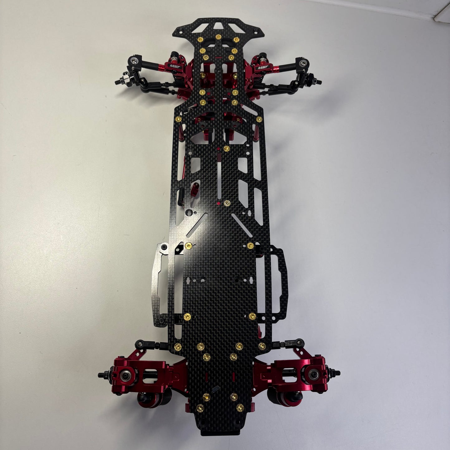 MST RMX 2.5 Full Option RWD Red Alloy & Carbon RWD Drift Chassis