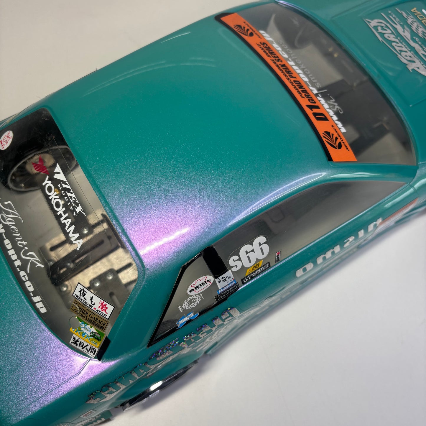 Nissan PS13 Teal Pearlescent Bodyshell