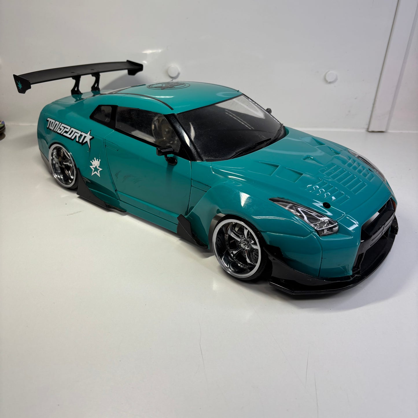 Nissan Skyline R35 GTR Teal Bodyshell