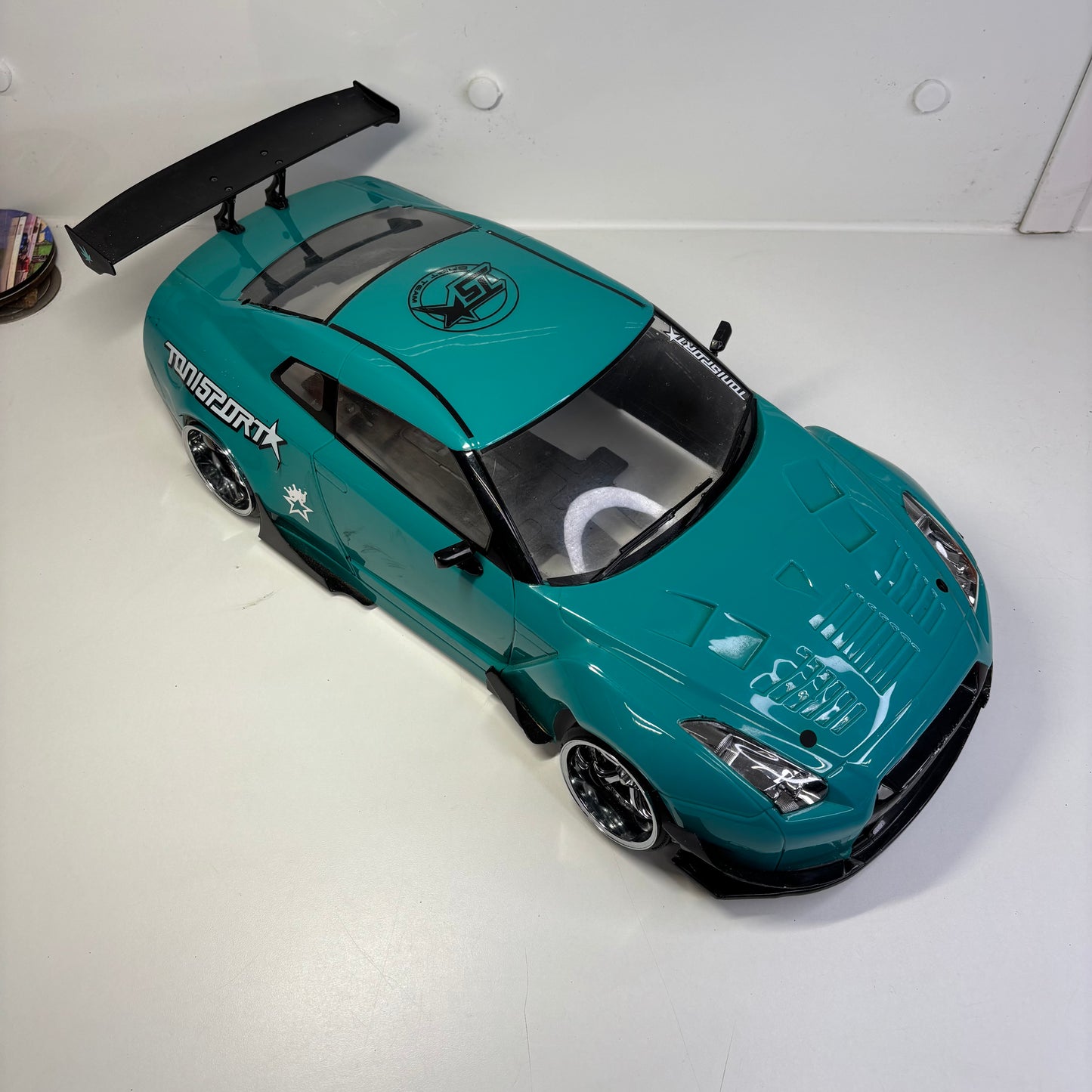 Nissan Skyline R35 GTR Teal Bodyshell