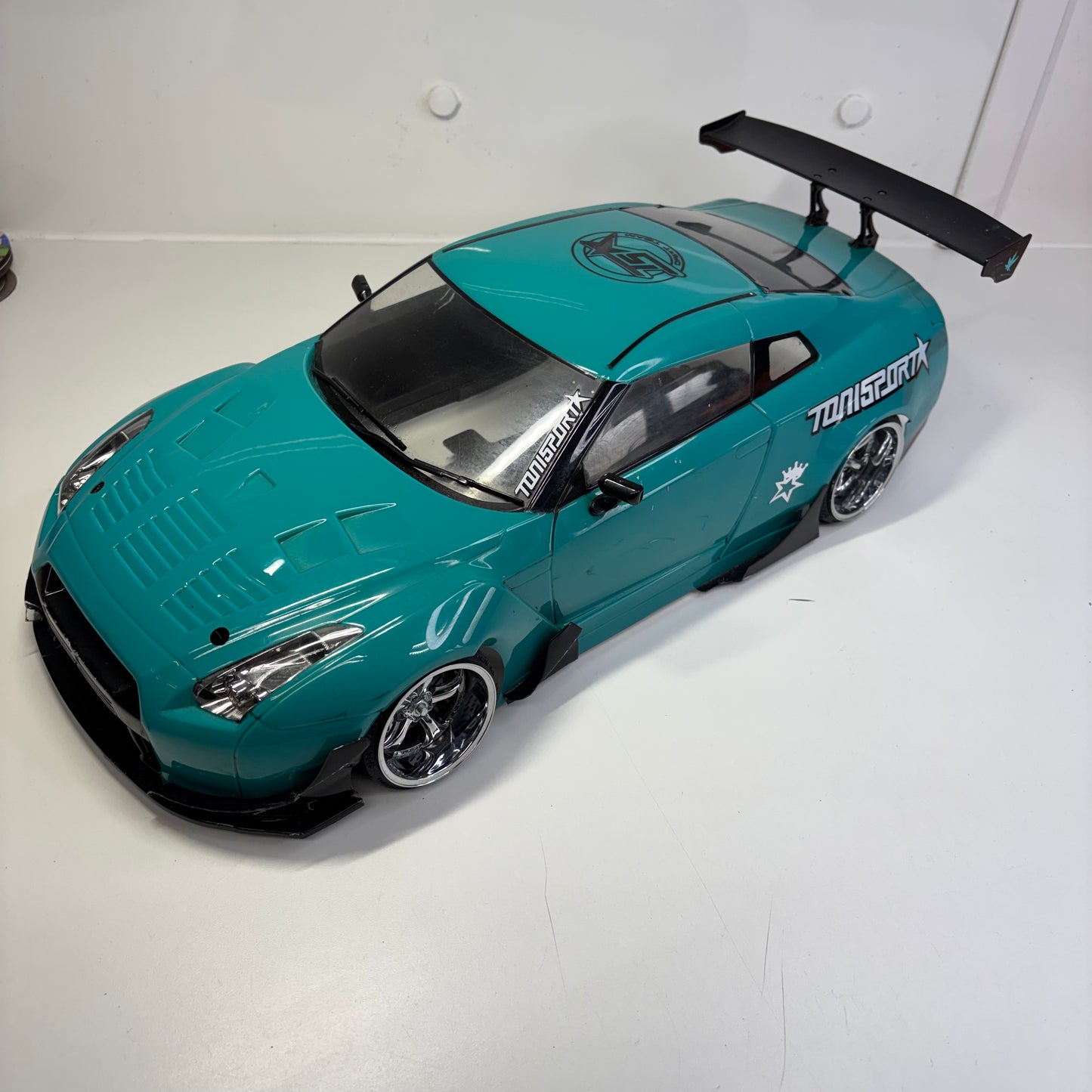 Nissan Skyline R35 GTR Teal Bodyshell