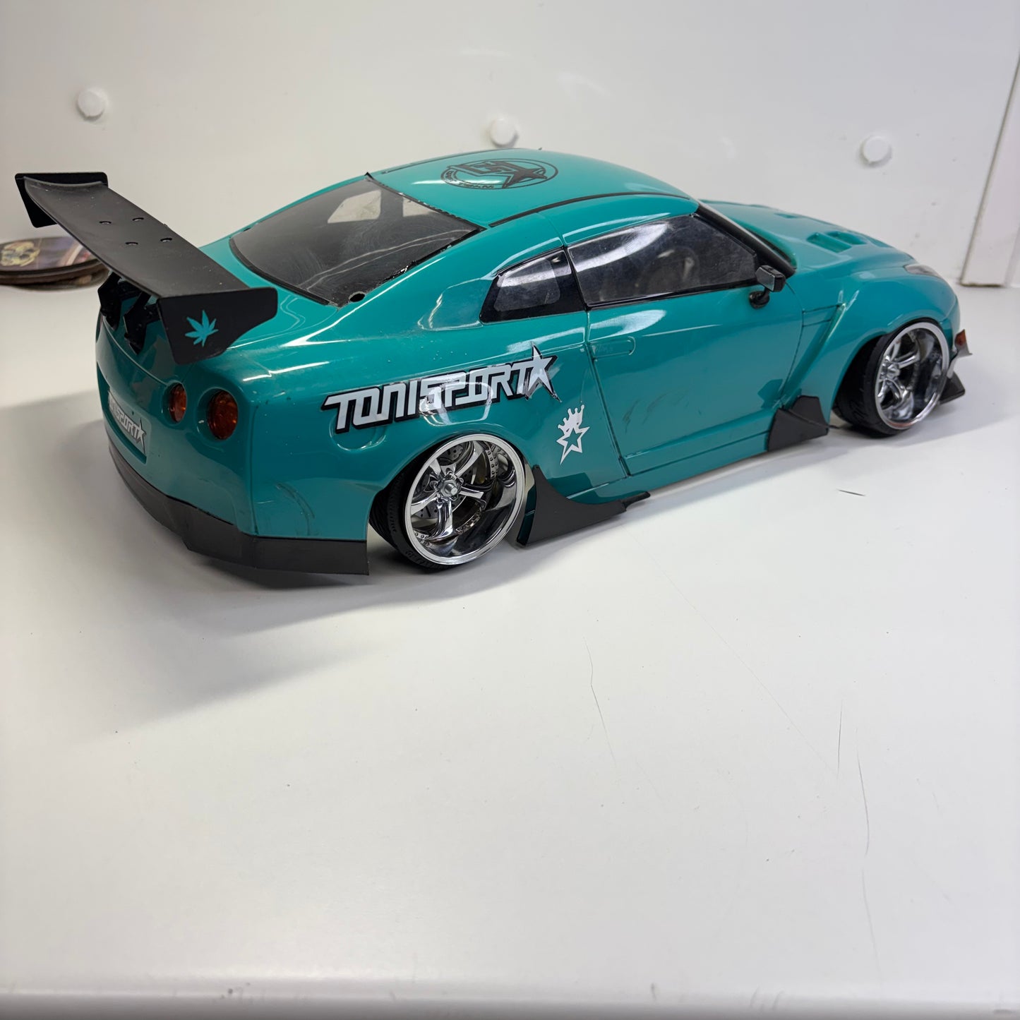 Nissan Skyline R35 GTR Teal Bodyshell