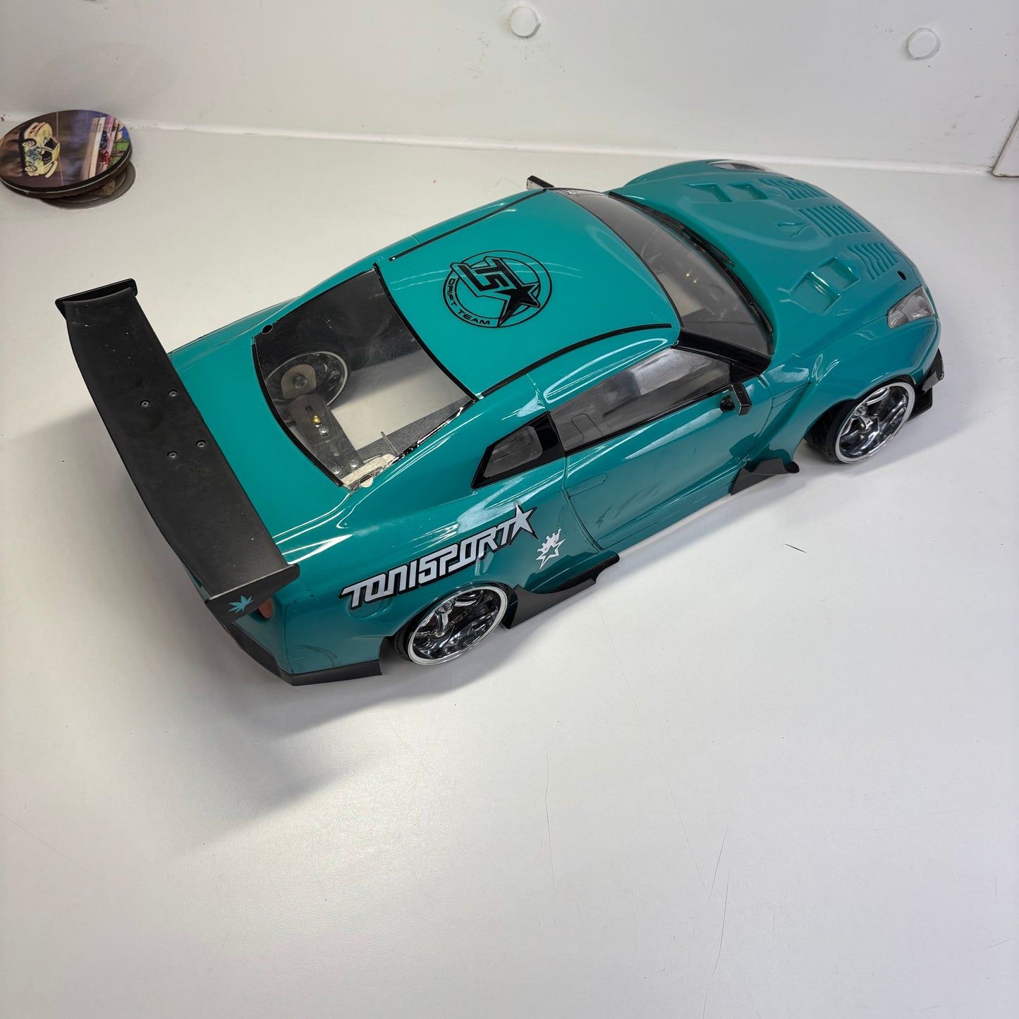 Nissan Skyline R35 GTR Teal Bodyshell