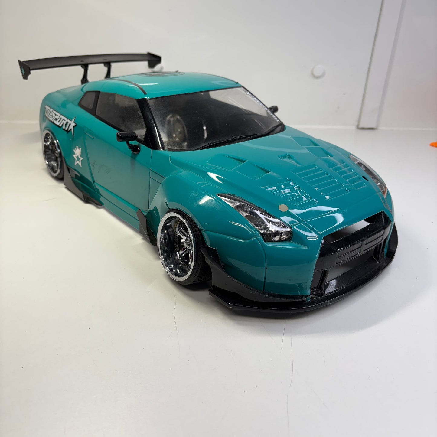 Nissan Skyline R35 GTR Teal Bodyshell