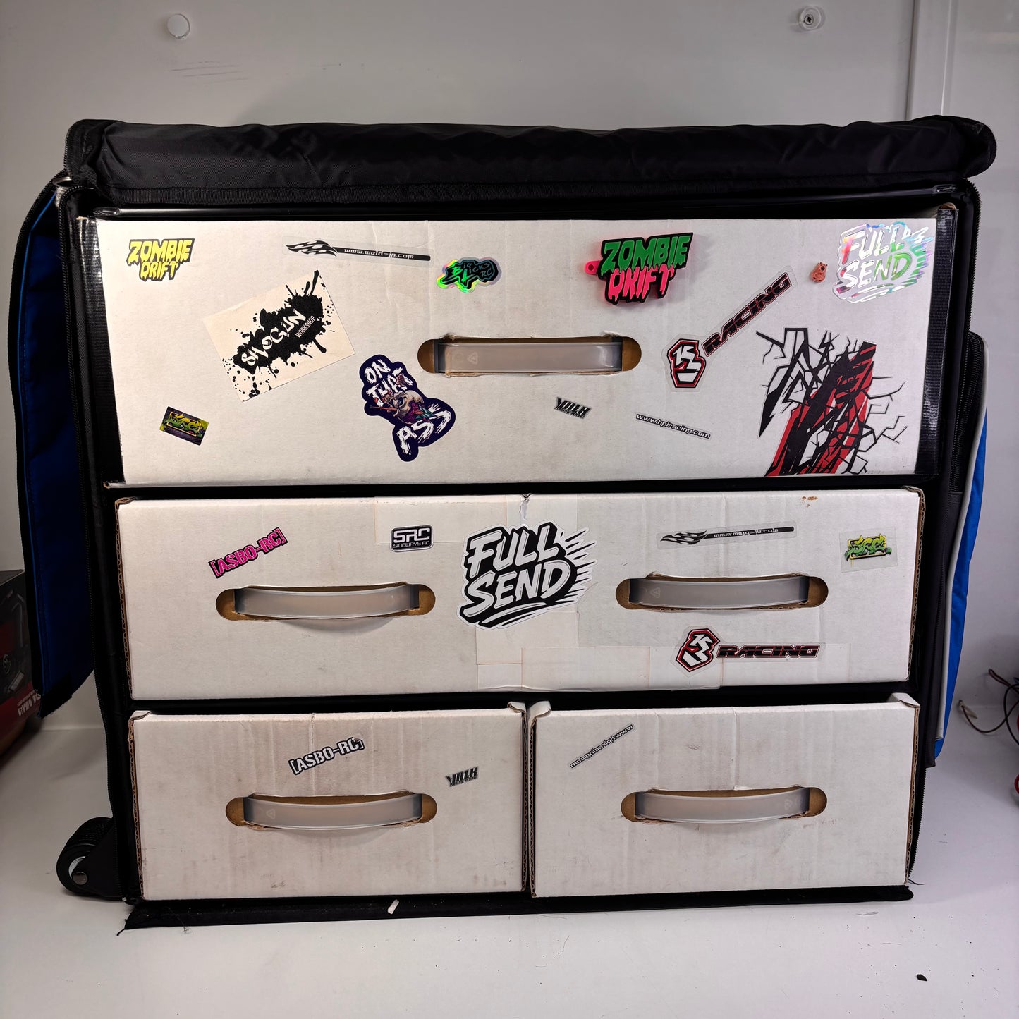 Fastrax Hauler 1:10 Pull Along Wheels Top Tool Holder 5 Drawer