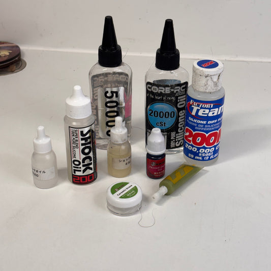 Assorted Oils Shock Oil Green Slime Mineral Silicone