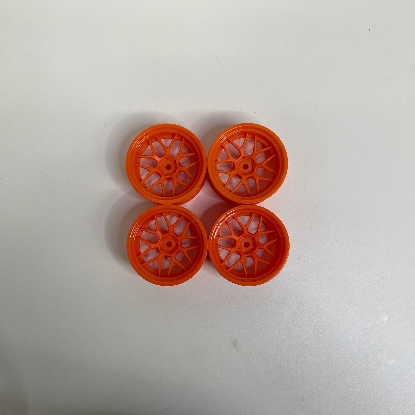 HPI Orange Wheels 9mm Offset