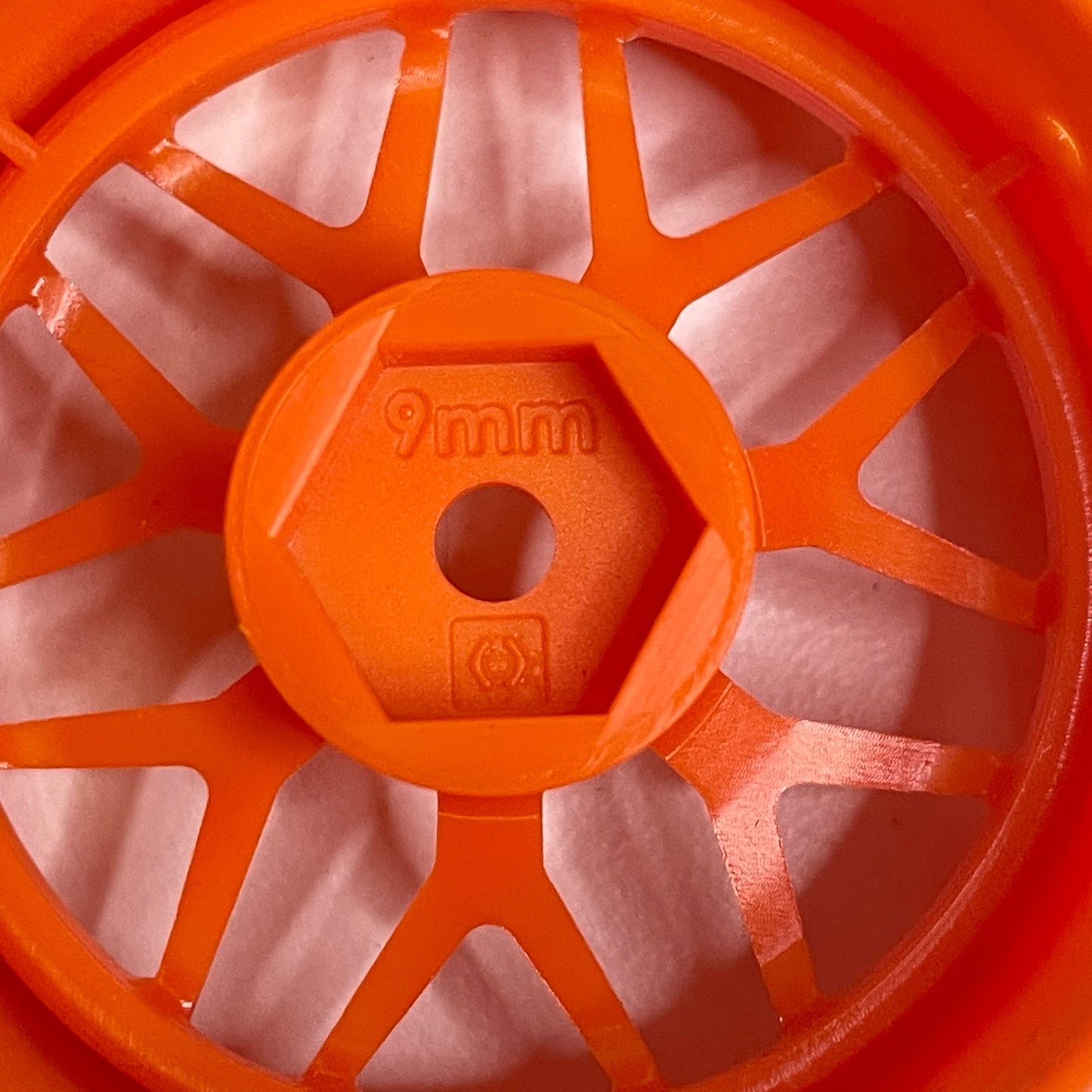 HPI Orange Wheels 9mm Offset