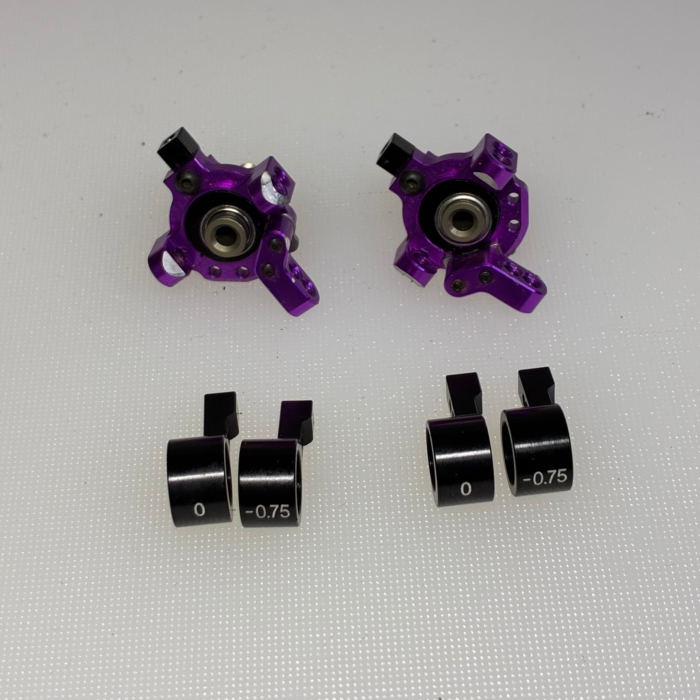 MST Purple Alloy Knuckles Adjustable