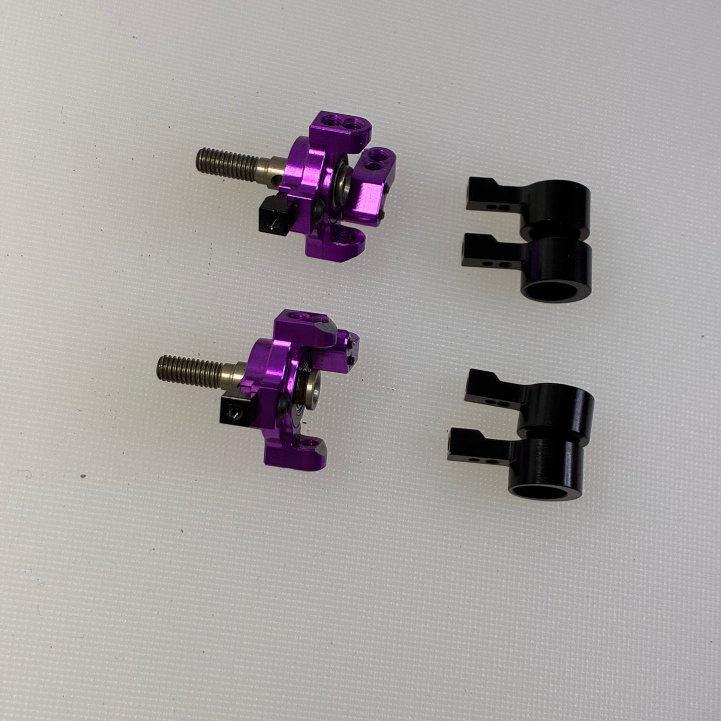 MST Purple Alloy Knuckles Adjustable